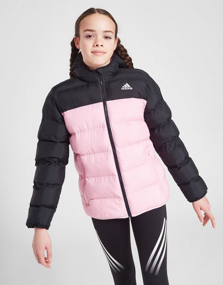 adidas Girls' Padded Colour Block Jacket Junior