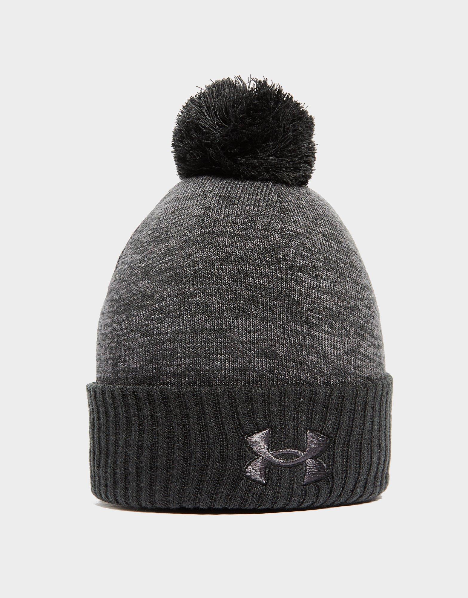 Under Armour Bonnet Logo Pompom Junior Gris- JD Sports France