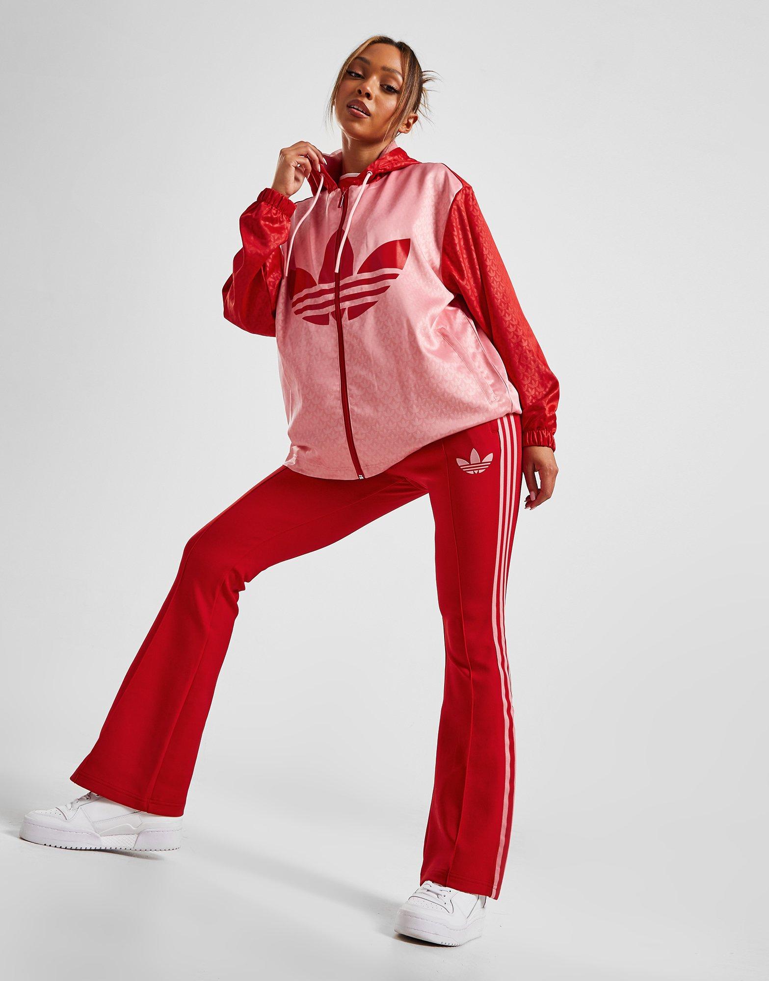 adidas women pants red