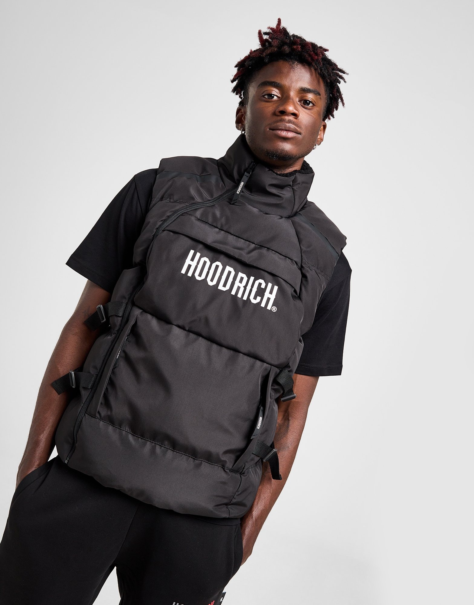 Black Hoodrich Astro V3 Vest Jacket JD Sports Global