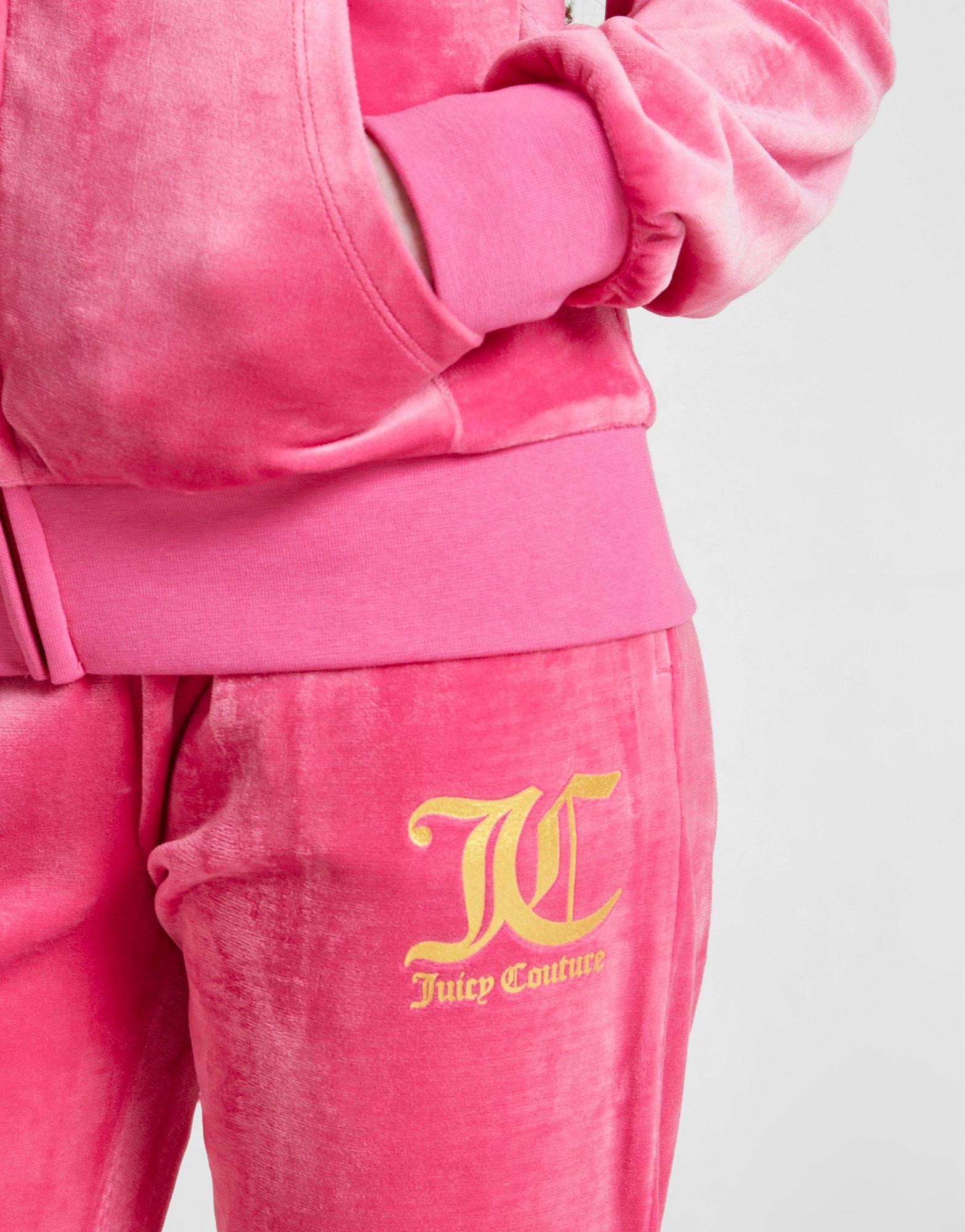 Juicy Couture Girls' Full Zip Hooded Flare Tracksuit Junior