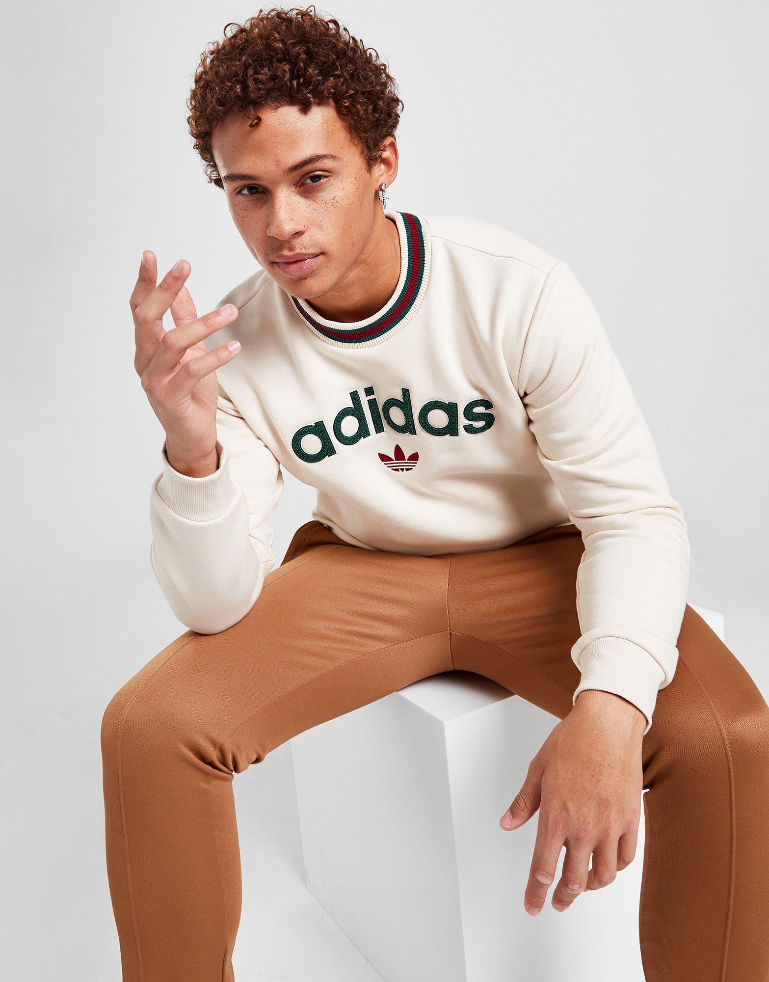 Alergia vanidad tira adidas Originals sudadera Collegiate en Blanco | JD Sports España