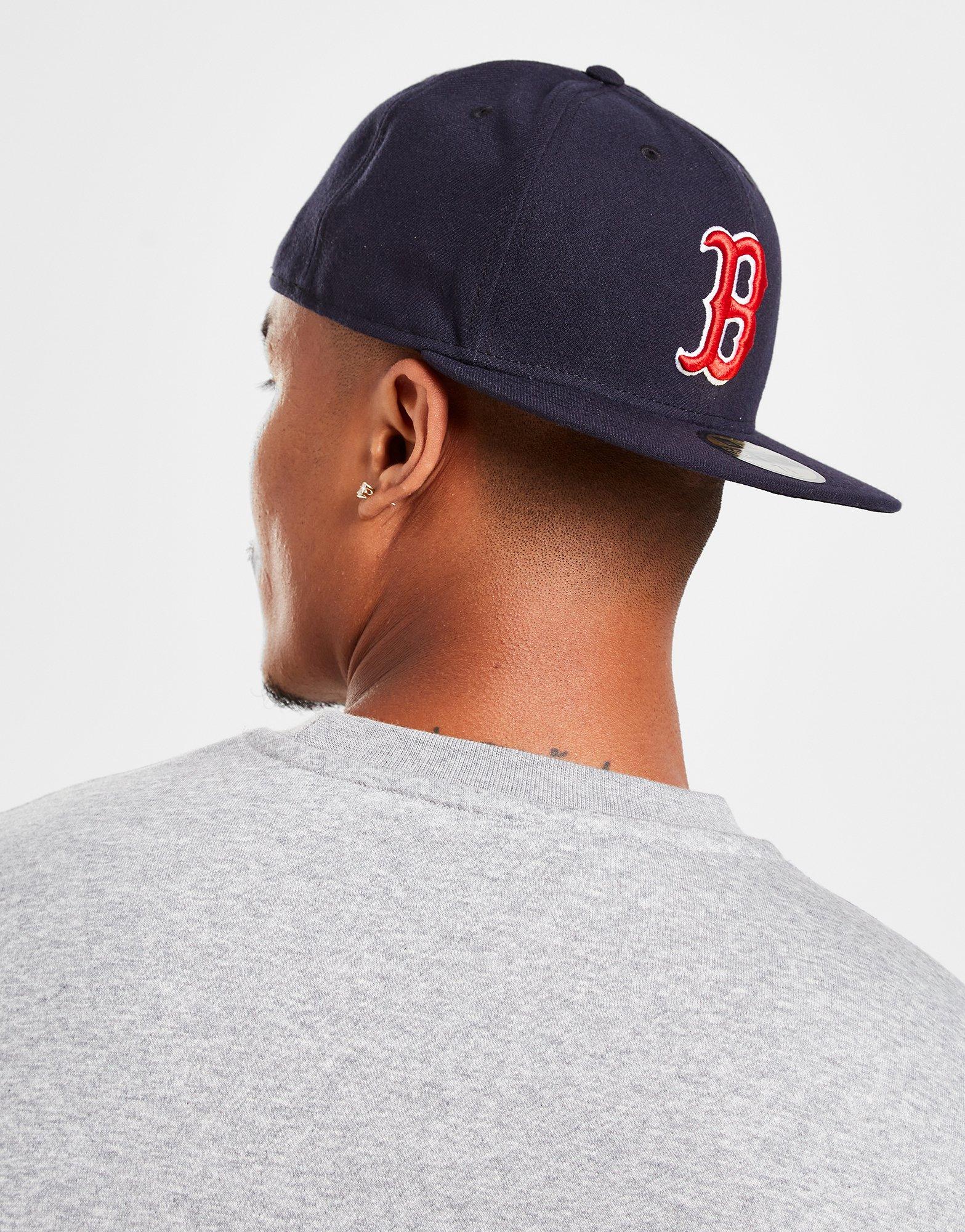 Blue New Era MLB Boston Red Sox 59FIFTY Fitted Cap | JD Sports