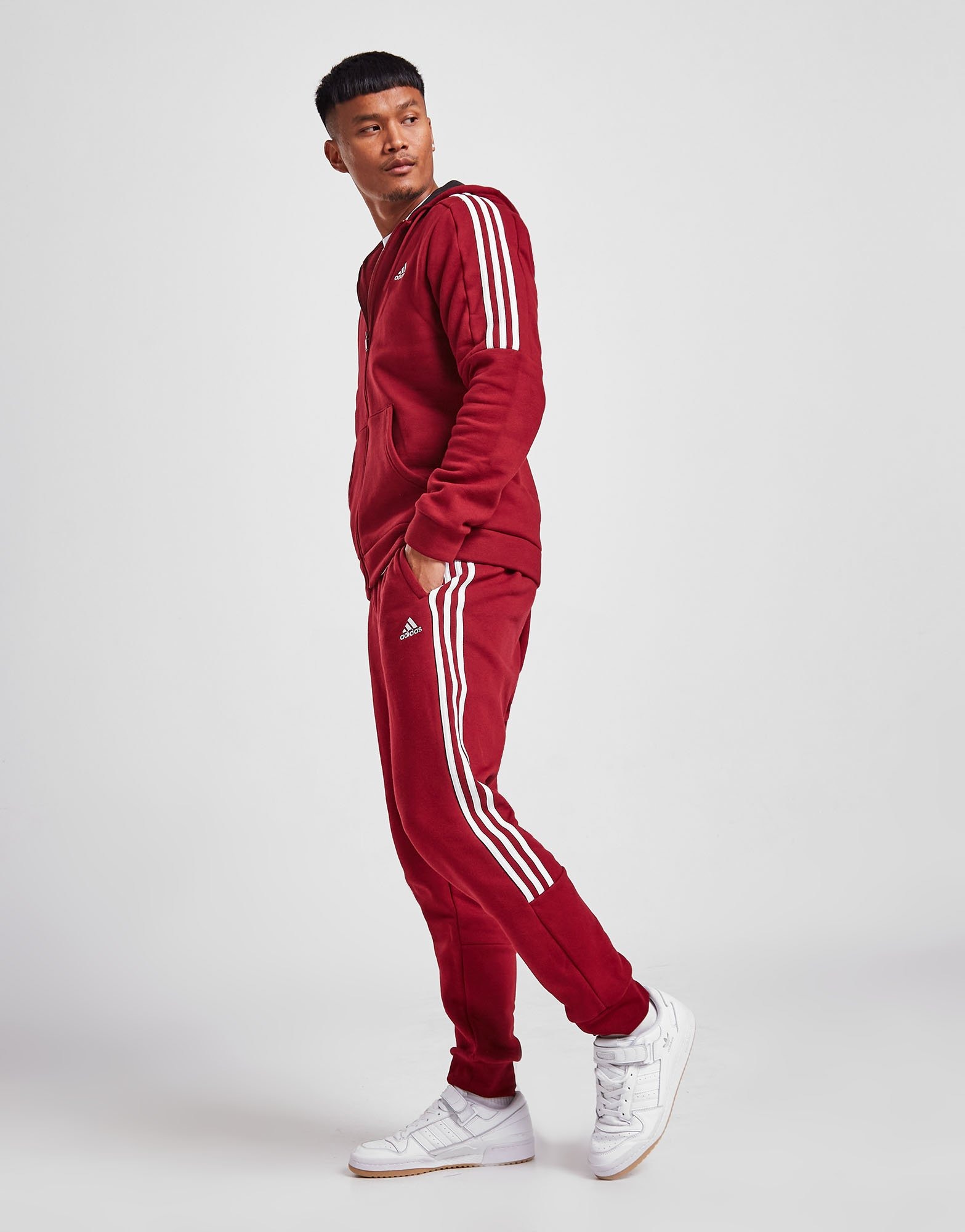 etiqueta Instantáneamente Tren Compra adidas pantalón de chándal Energize Fleece en Rojo