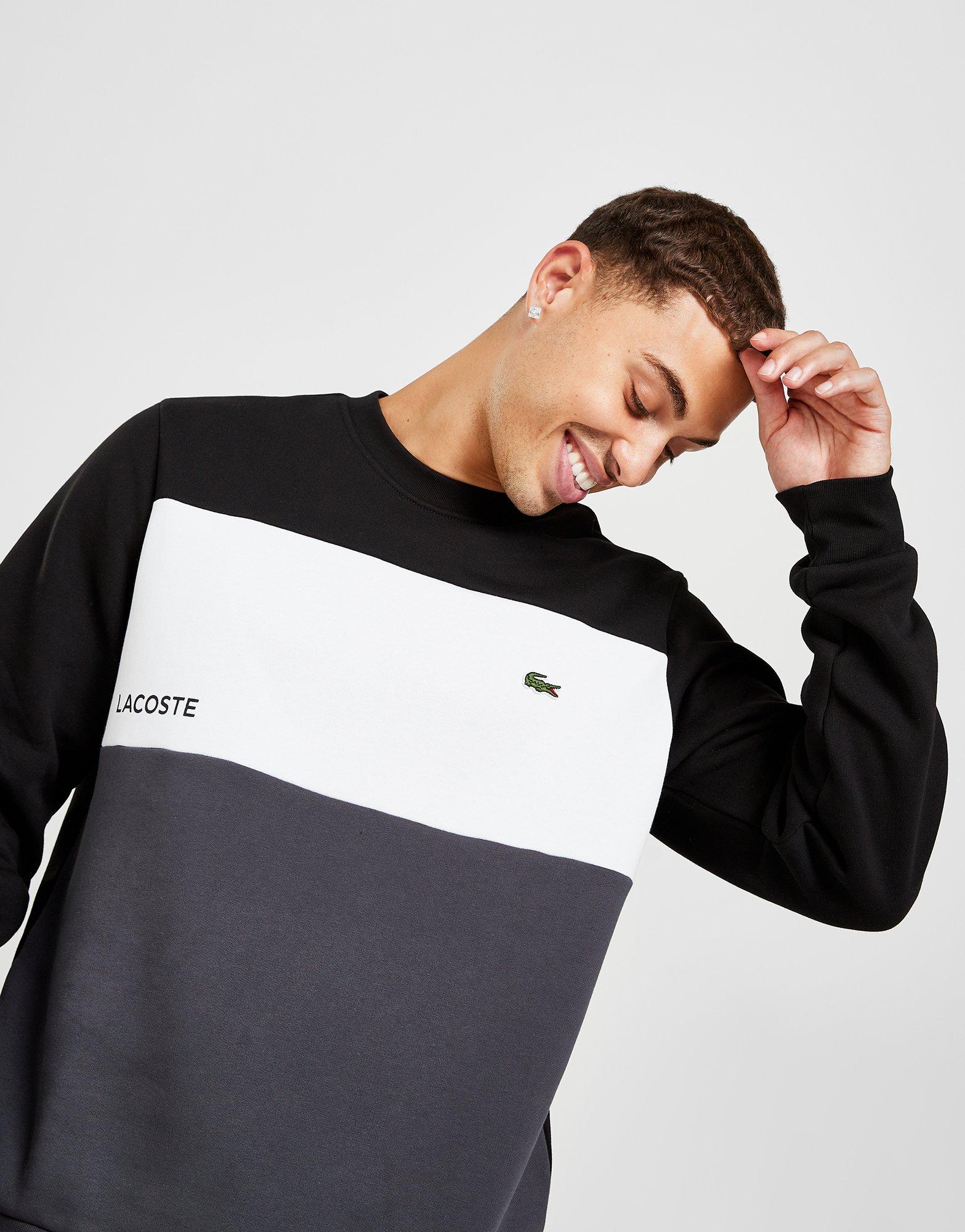 Lacoste Colour Block Crew Sweatshirt