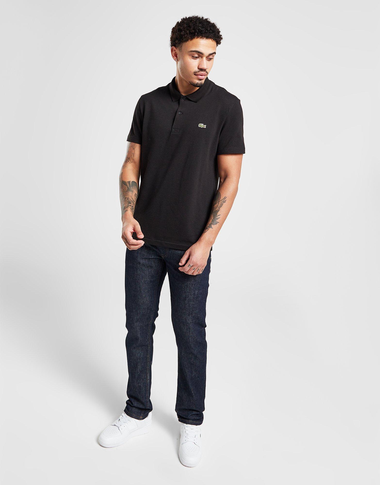 Black Lacoste Core Polo Shirt - JD Sports Global