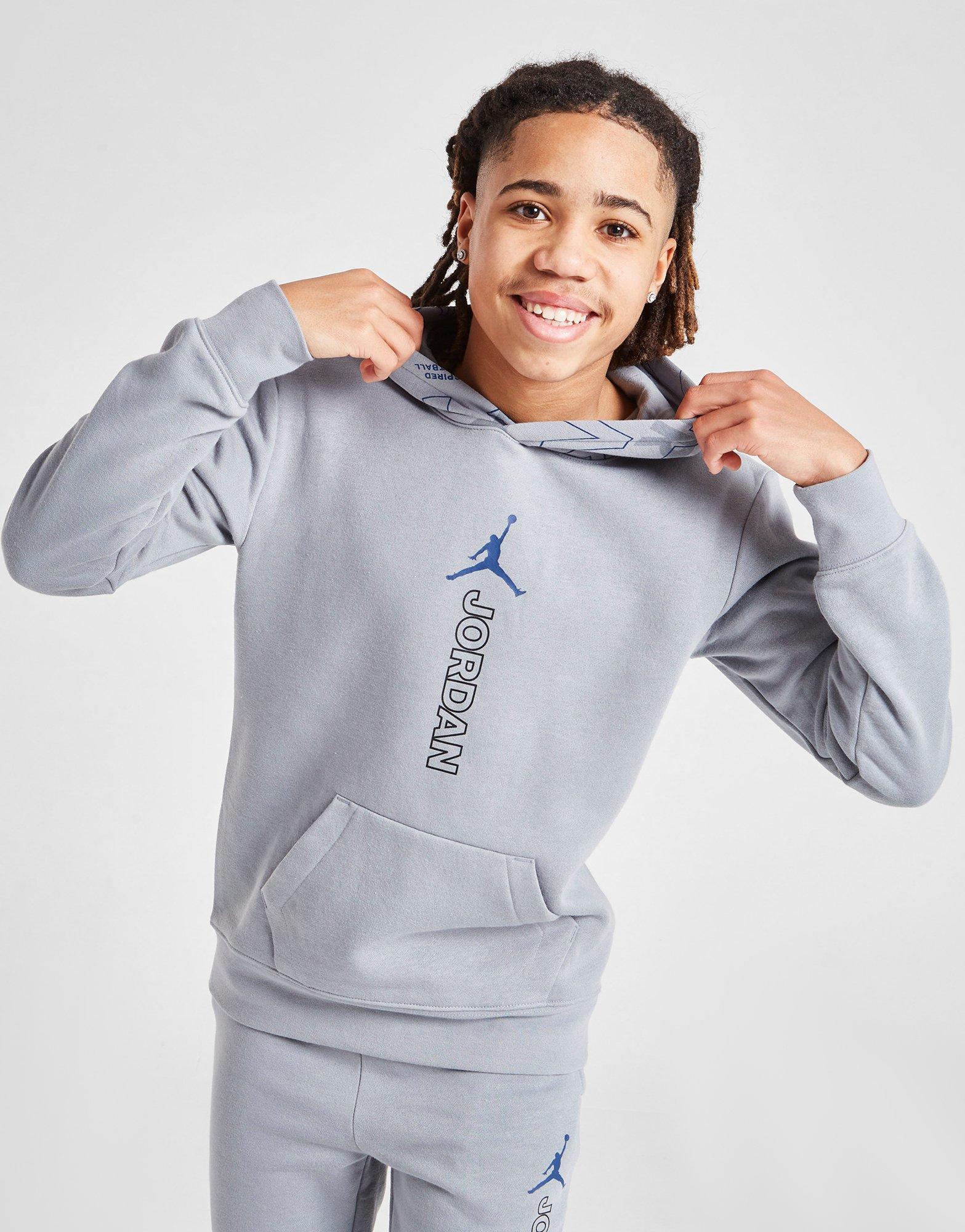 sudadera con capucha All Over Print júnior en Gris | JD Sports España