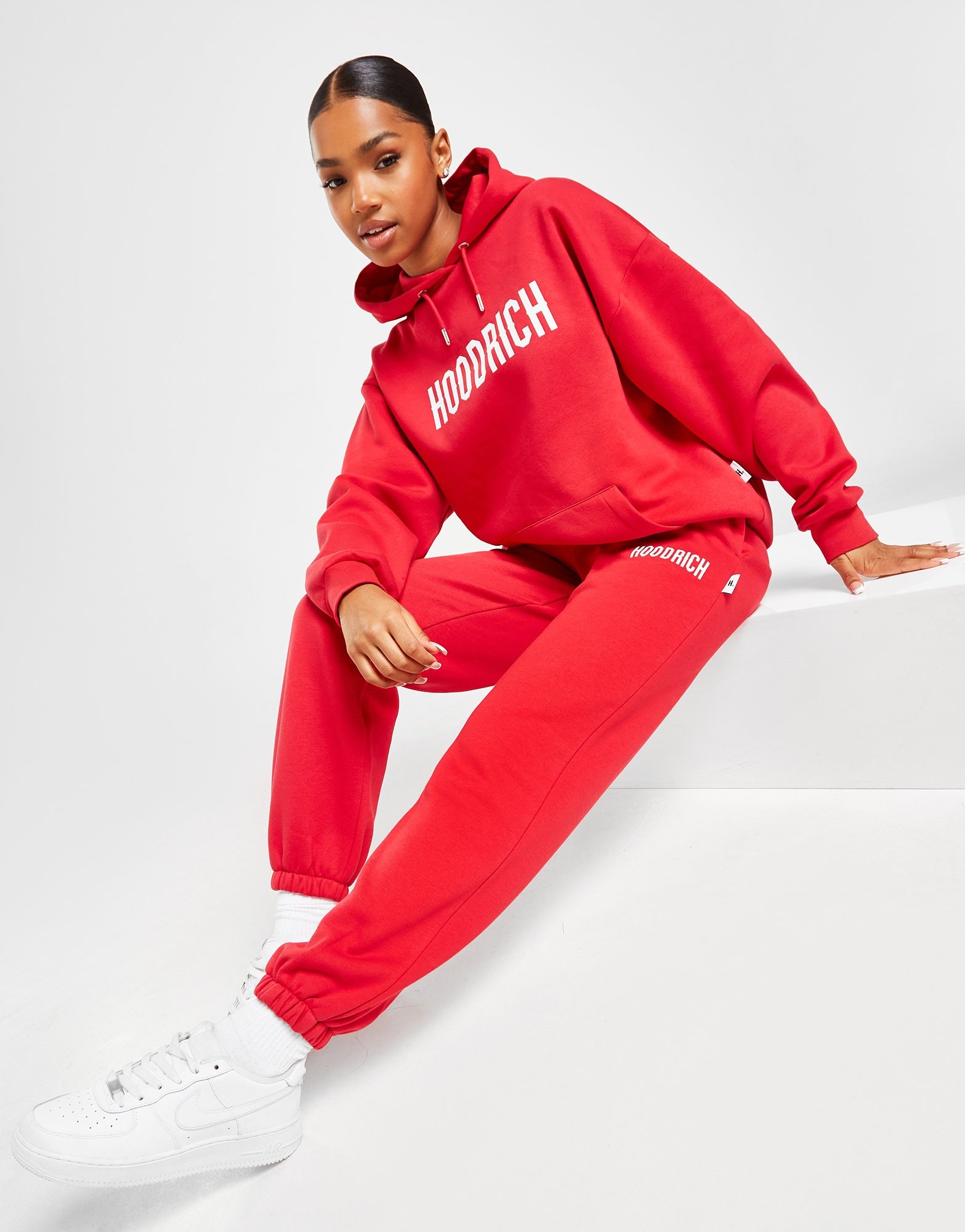 Red Hoodrich Tape Poly Track Top JD Sports Global | ubicaciondepersonas ...