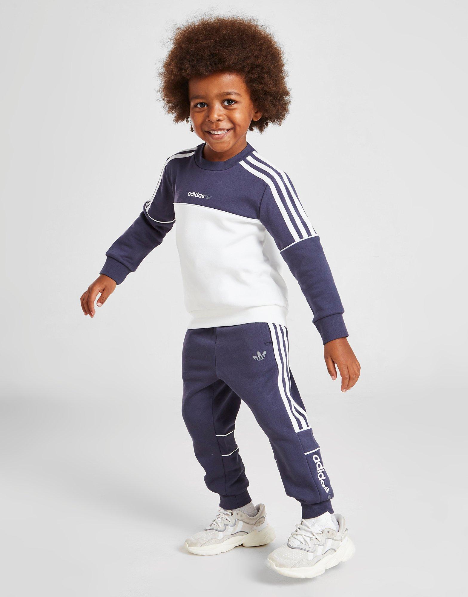 Brown Adidas Originals Lock Up Overhead Crew Tracksuit Infant JD Sports  Global | lupon.gov.ph