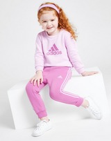 adidas Girls' Core Badge Of Sport Tracksuit Infant