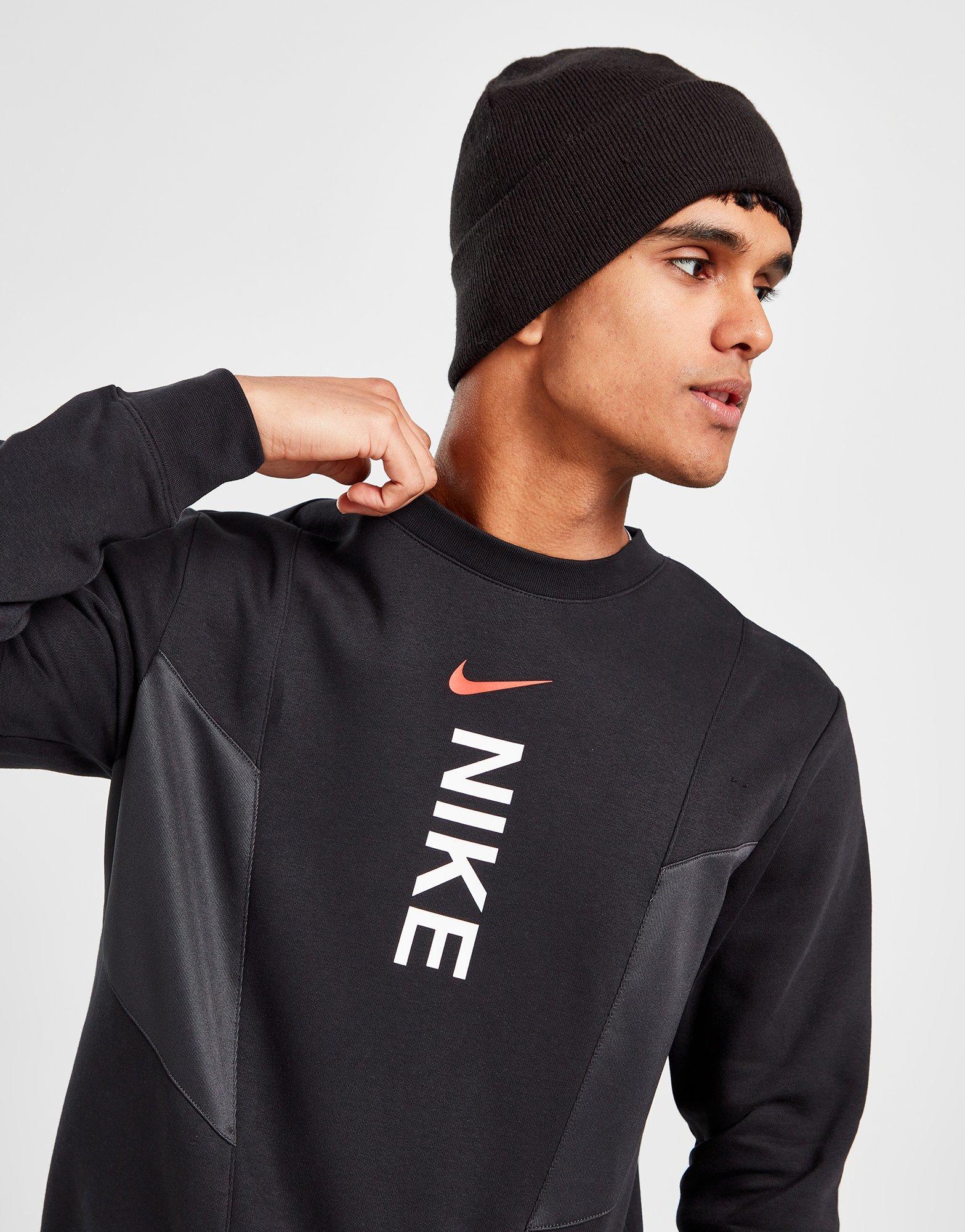 Nike hybrid sweatshirt black new arrivals