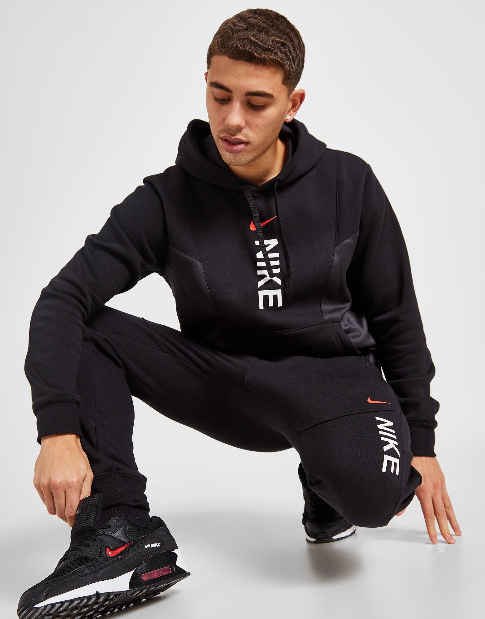 resistirse Llevando en cualquier momento Nike sudadera con capucha Hybrid en Negro | JD Sports España