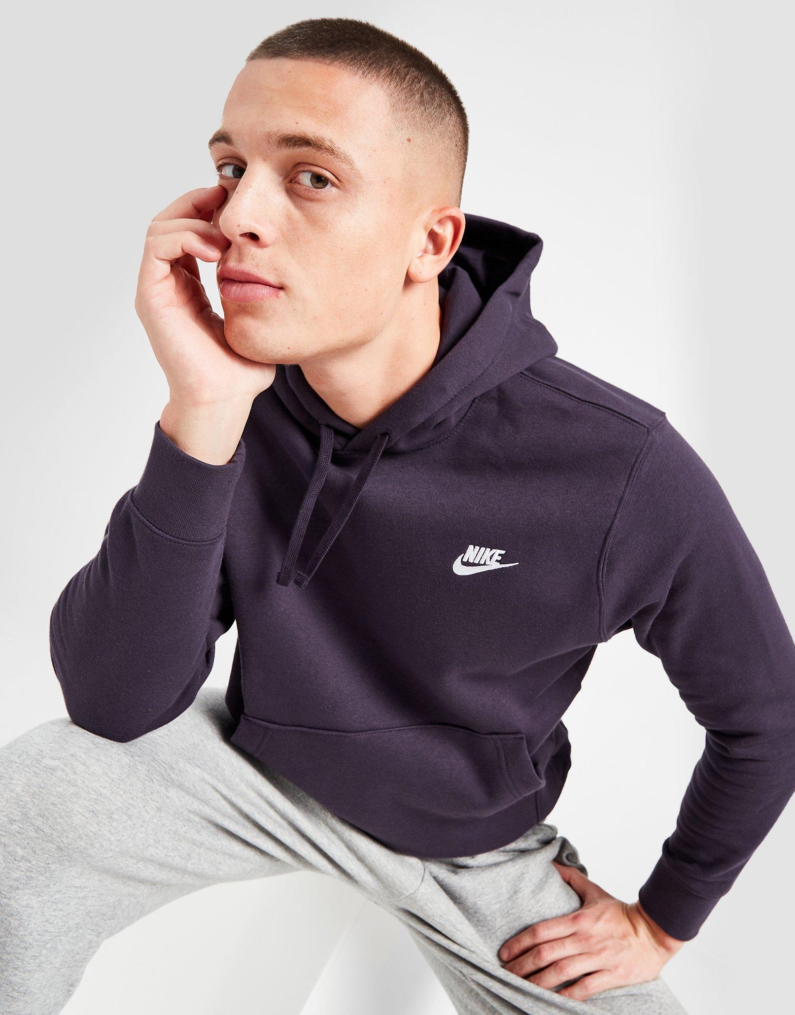 Purple Nike Foundation Hoodie | JD Sports Global