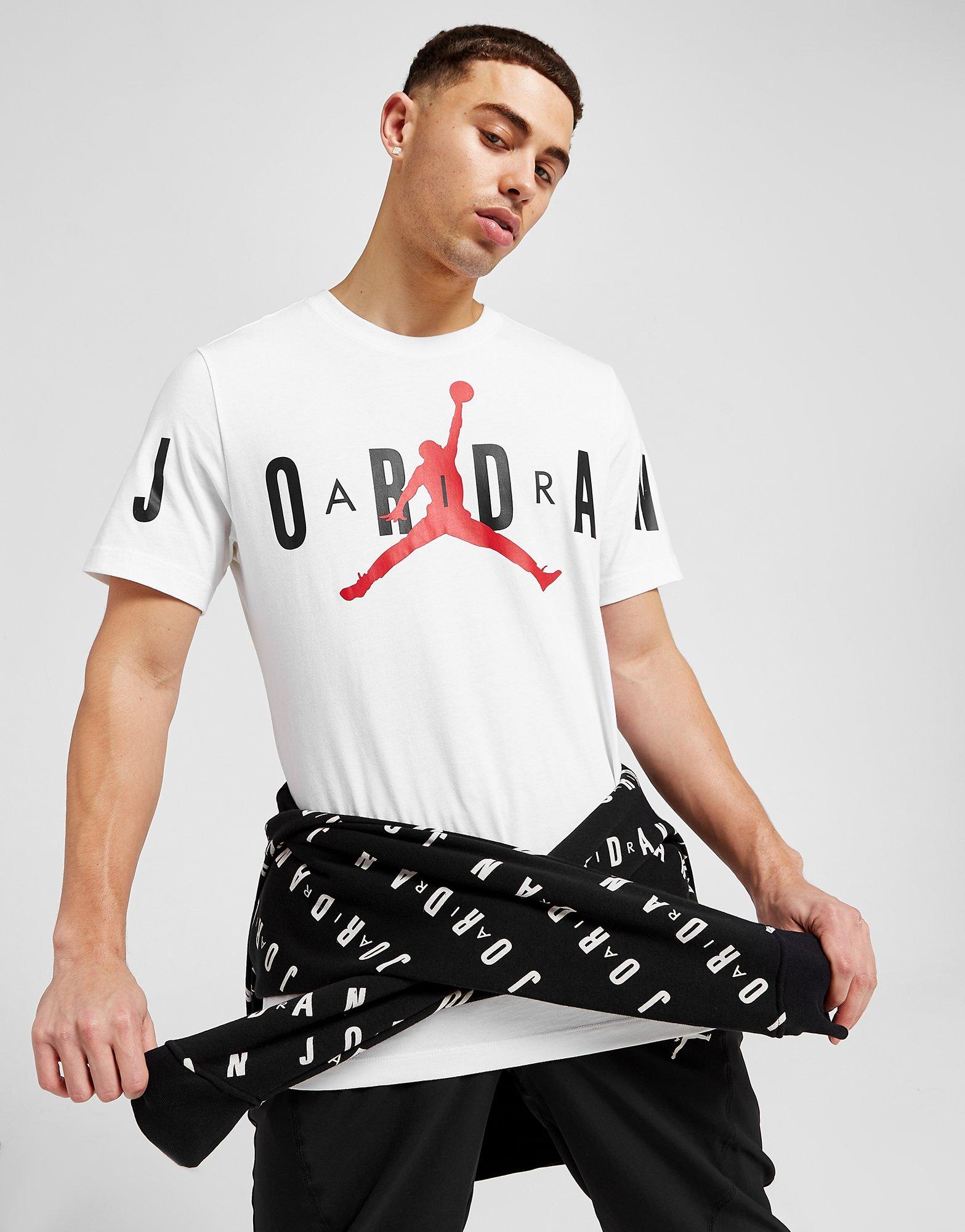 White Jordan Air Stretch T-Shirt | Sports