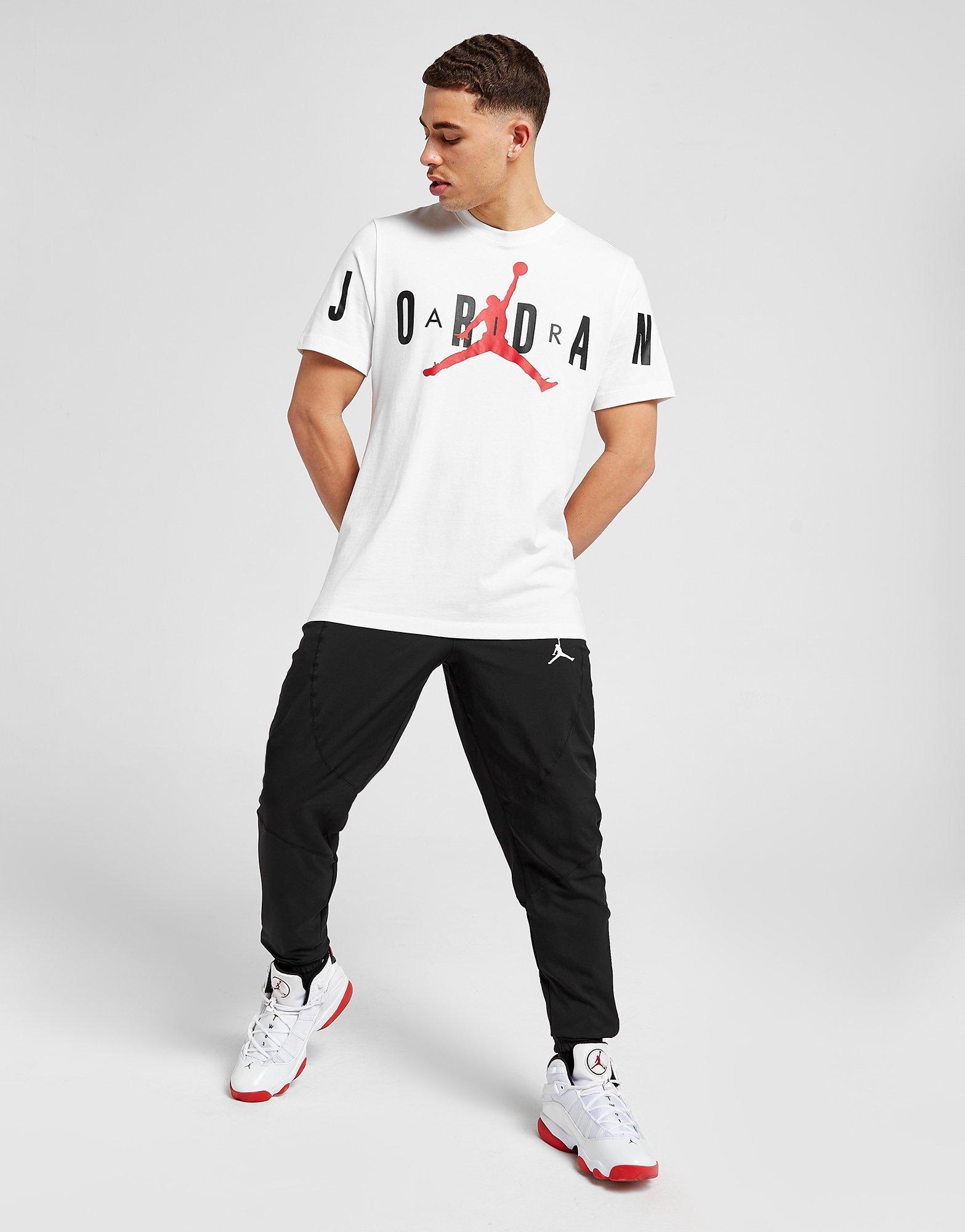 White Jordan Air Stretch T Shirt JD Sports UK