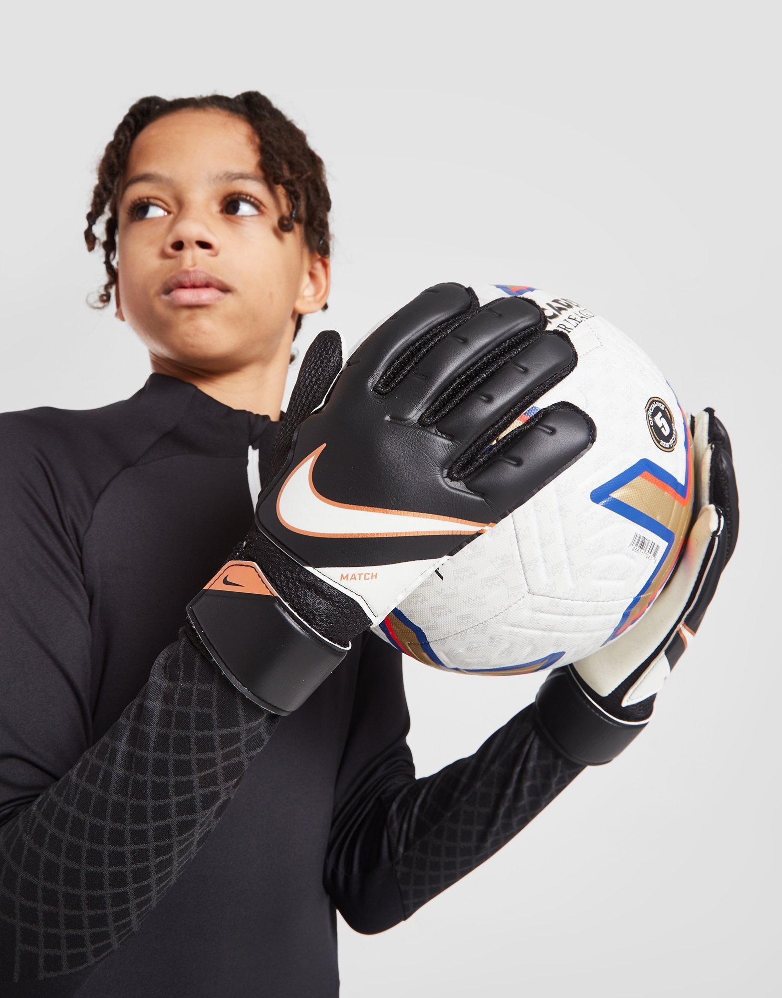 confirmar acento Brillante Nike guantes de portero Match júnior en Negro | JD Sports España