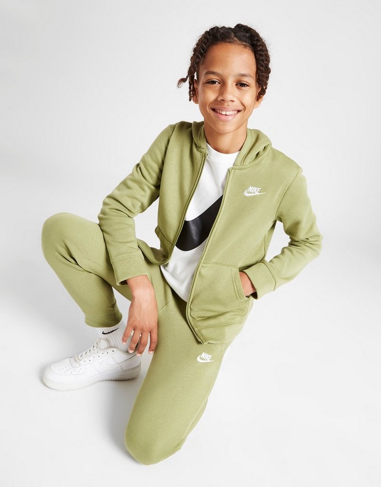 Green Nike Sportswear Fleece Tracksuit Junior | JD Sports Global