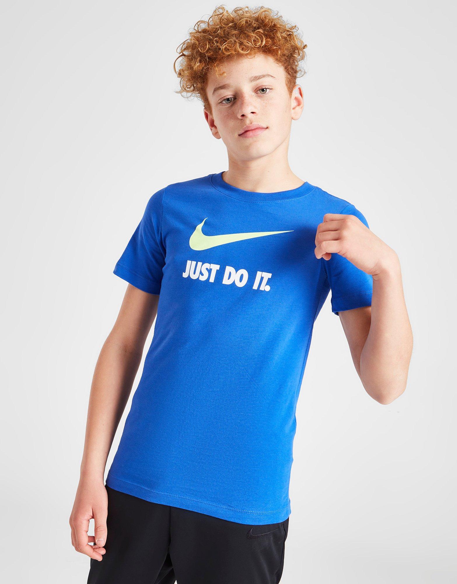 camiseta Just Do It júnior en Azul | JD Sports España