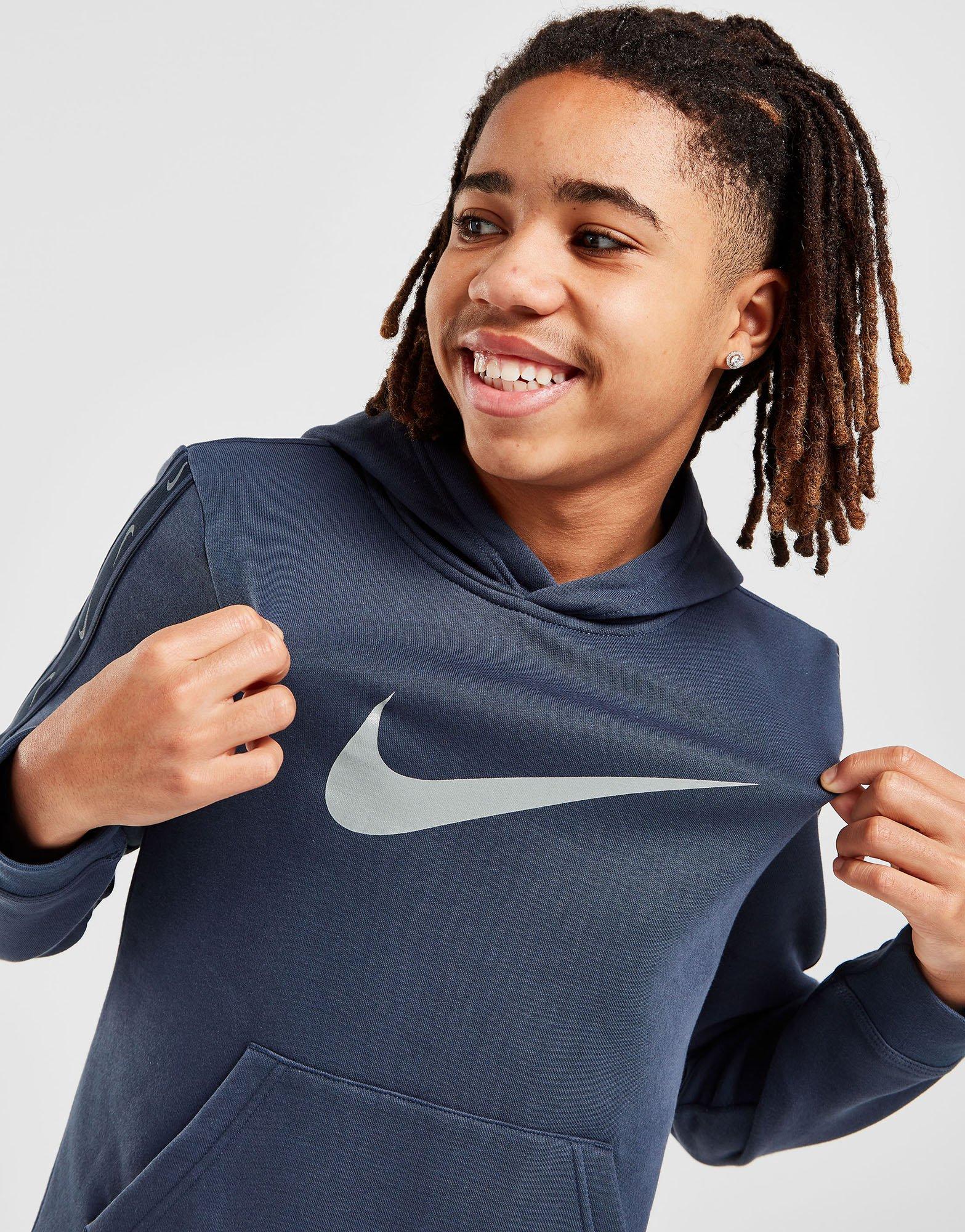 Nike Repeat Tape Fleece Hoodie Junior