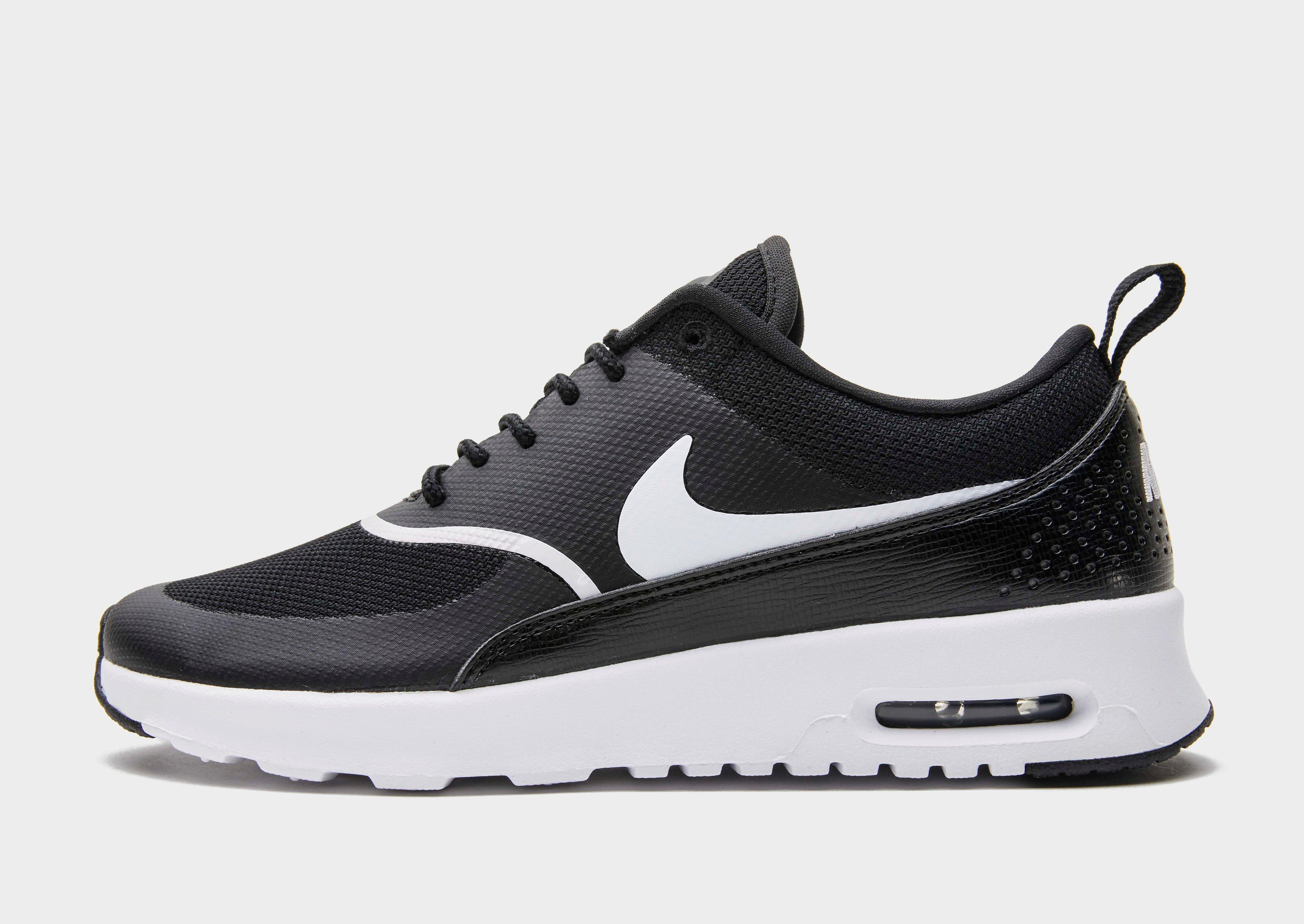 nike air max thea black womens