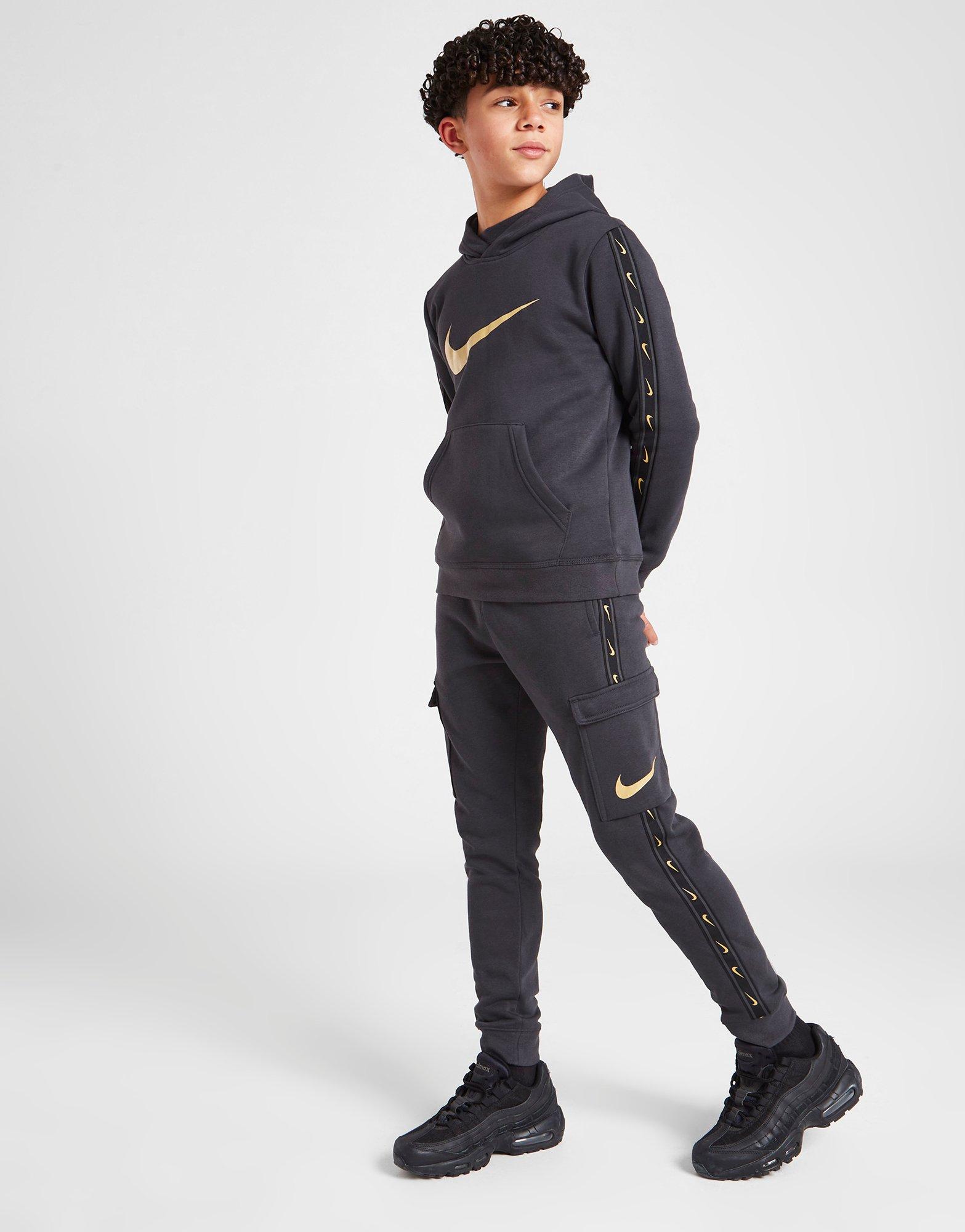 nike repeat tape fleece cargo joggers