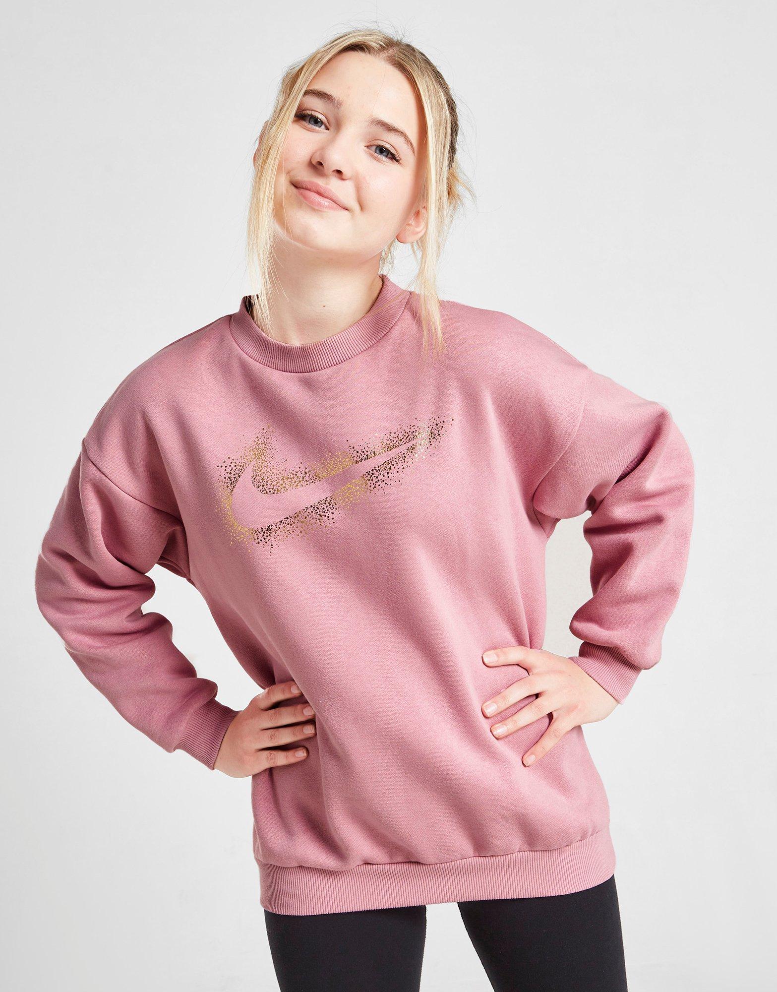 Nike Girls' Fleece Crew Sweatshirt Junior