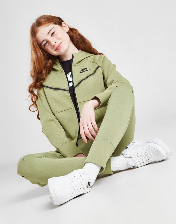 Nike chaqueta de Tech Fleece júnior en Verde JD