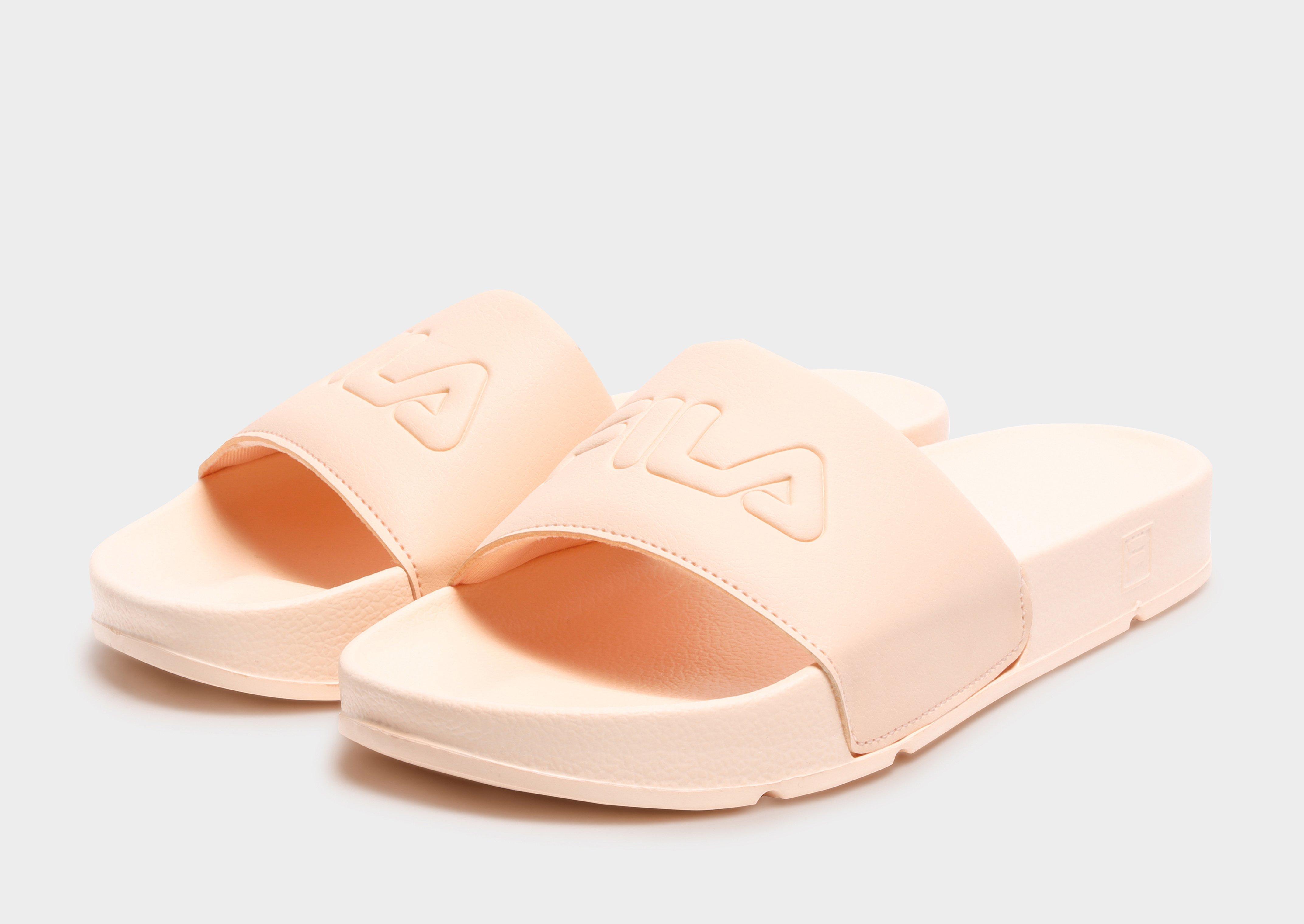 Orange Fila Drifter Slides Women s JD Sports