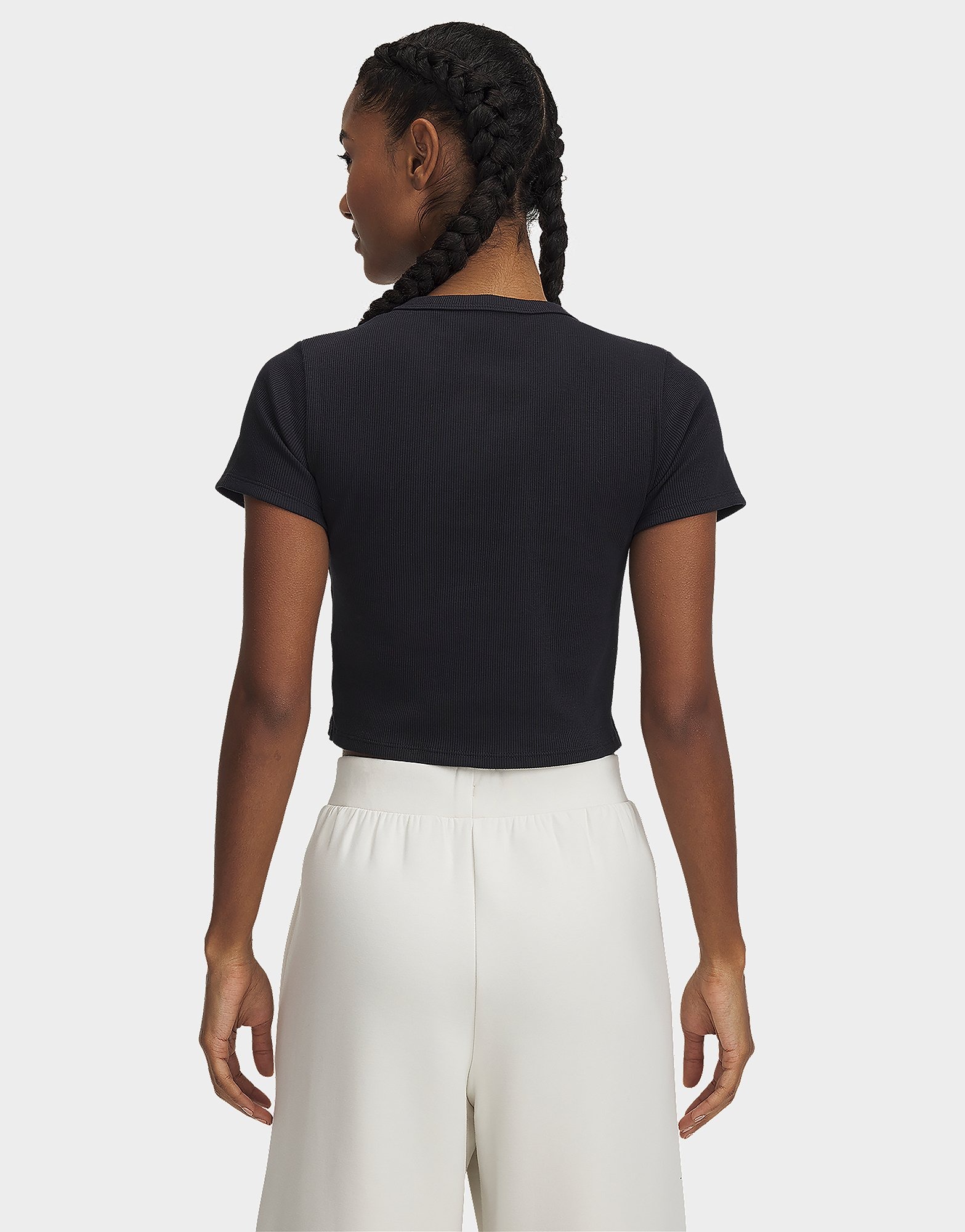 Black Under Armour Rival Rib Baby T-Shirt | JD Sports UK