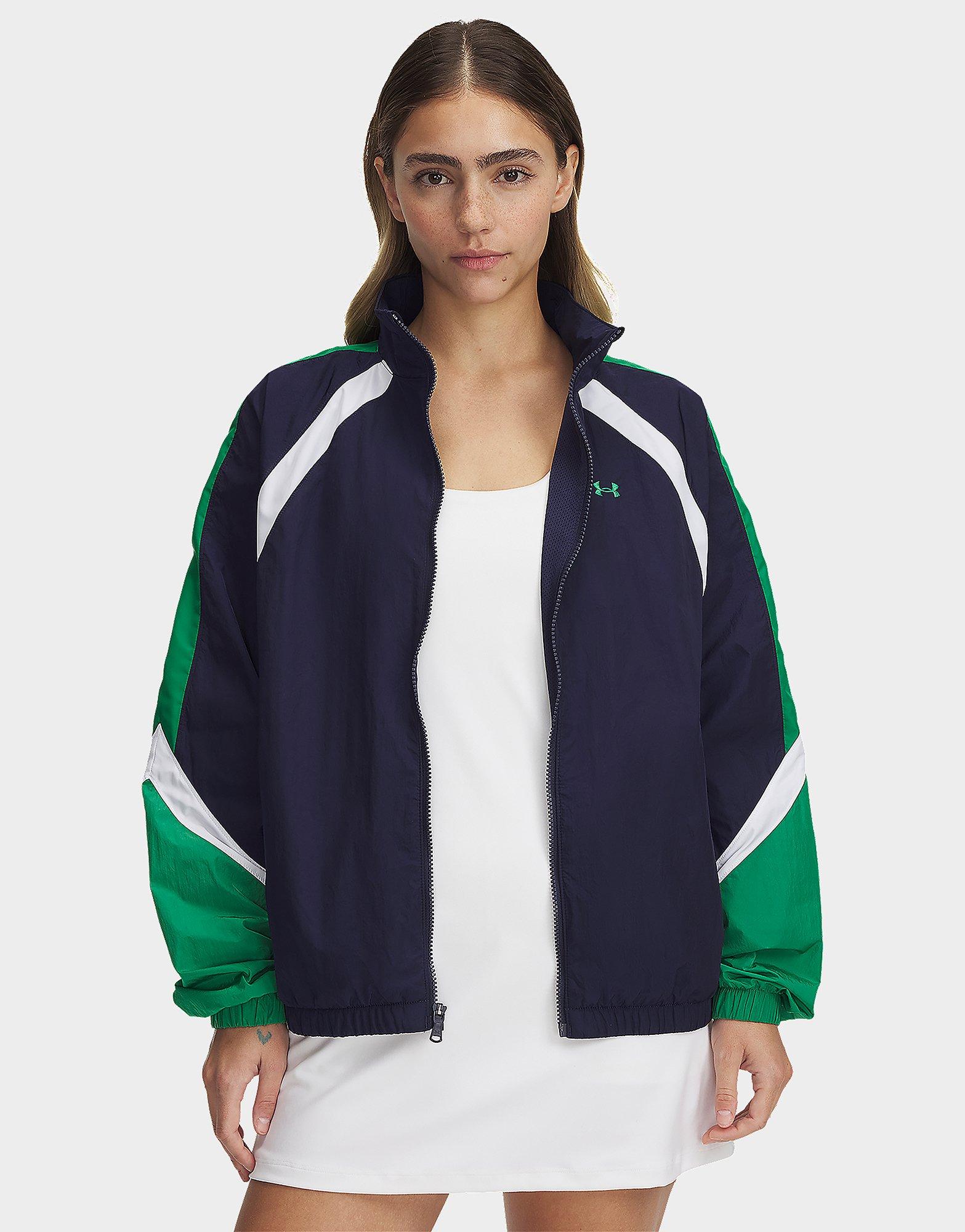 Under Armour Warmup Tops Icon Crinkle Track Jacket Bleu- JD