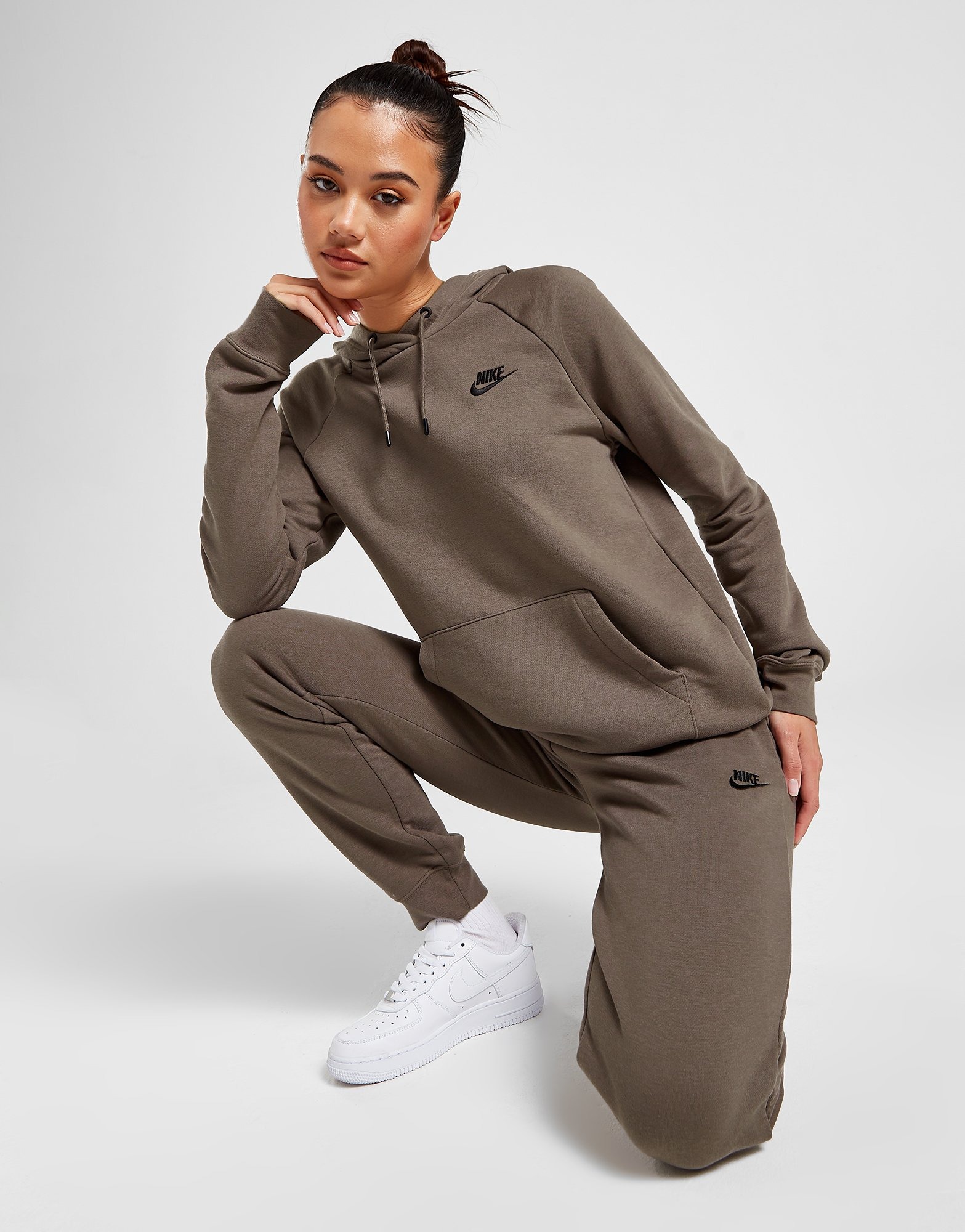 Grey Nike Phoenix Fleece Oversized Joggers - JD Sports Global