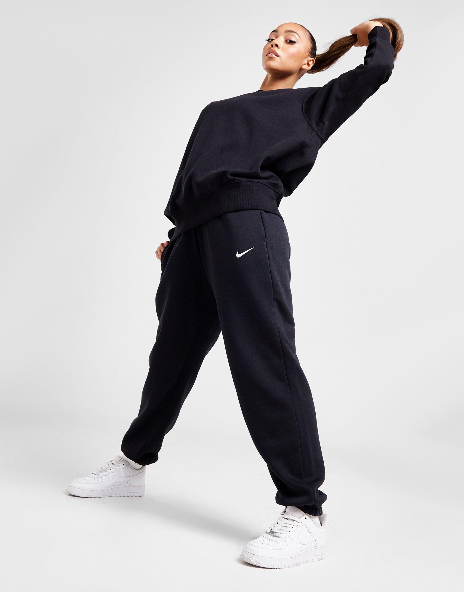 Black Nike Phoenix Fleece Oversized Joggers