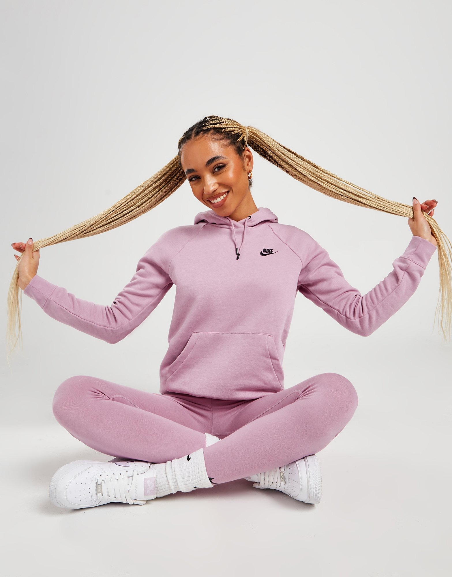 Pink Nike Sportswear Club Fleece Overhead Hoodie | JD Sports UK