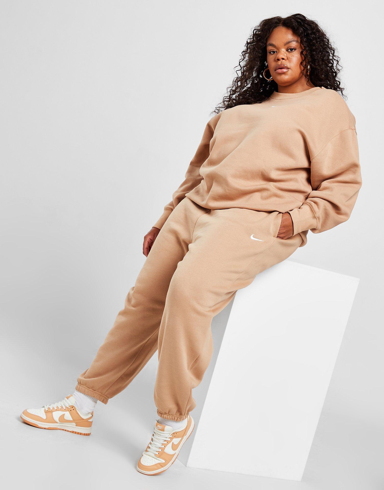 Black Nike Plus Size Phoenix Fleece Oversized Joggers - JD Sports Global