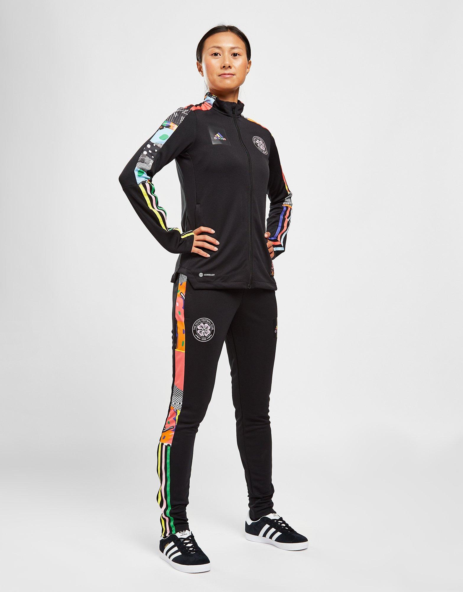 Bestuiven stikstof Pathologisch Black Multicolor adidas Celtic FC Pride Track Pants Women's | JD Sports