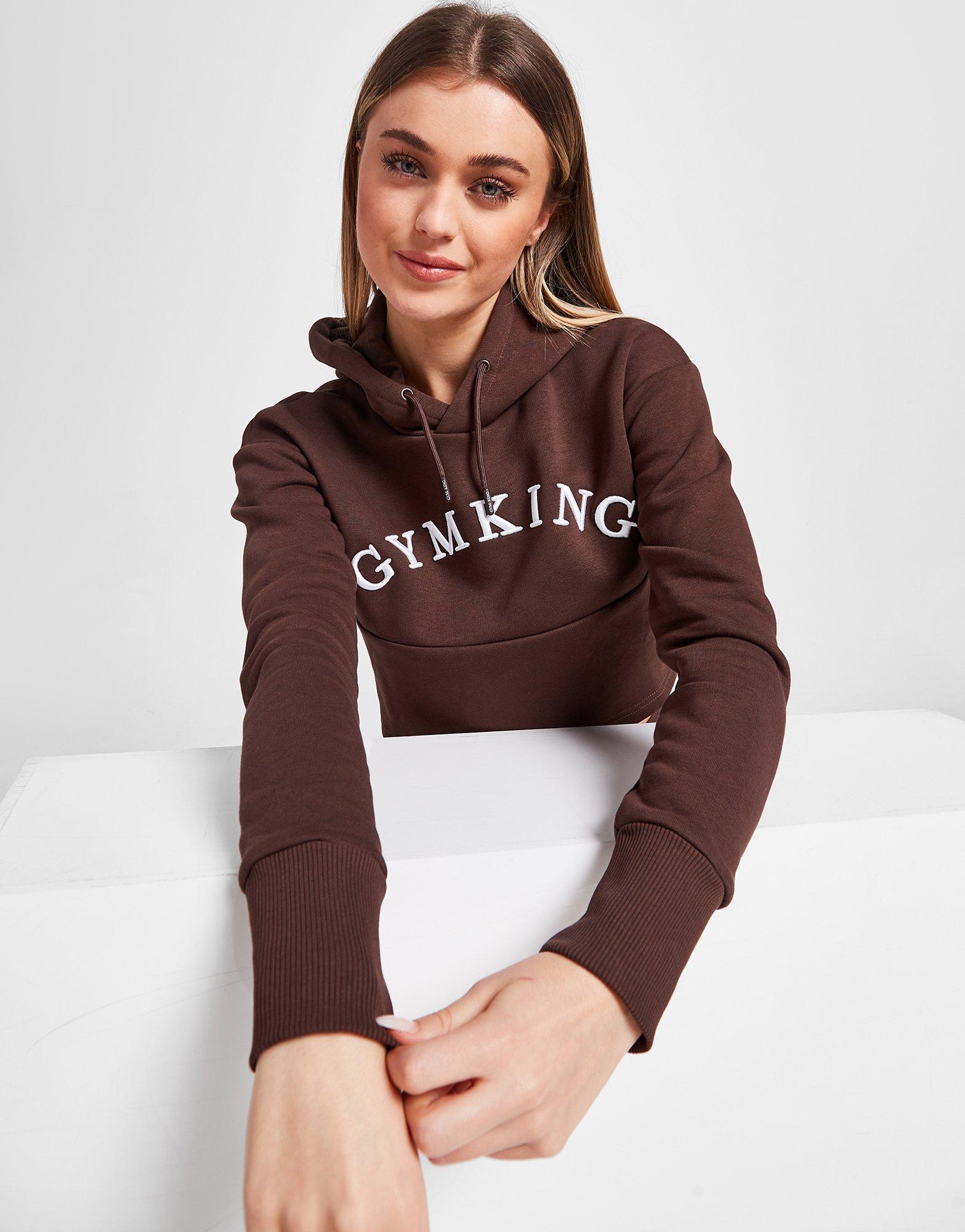 Gym king 2025 cropped hoodie