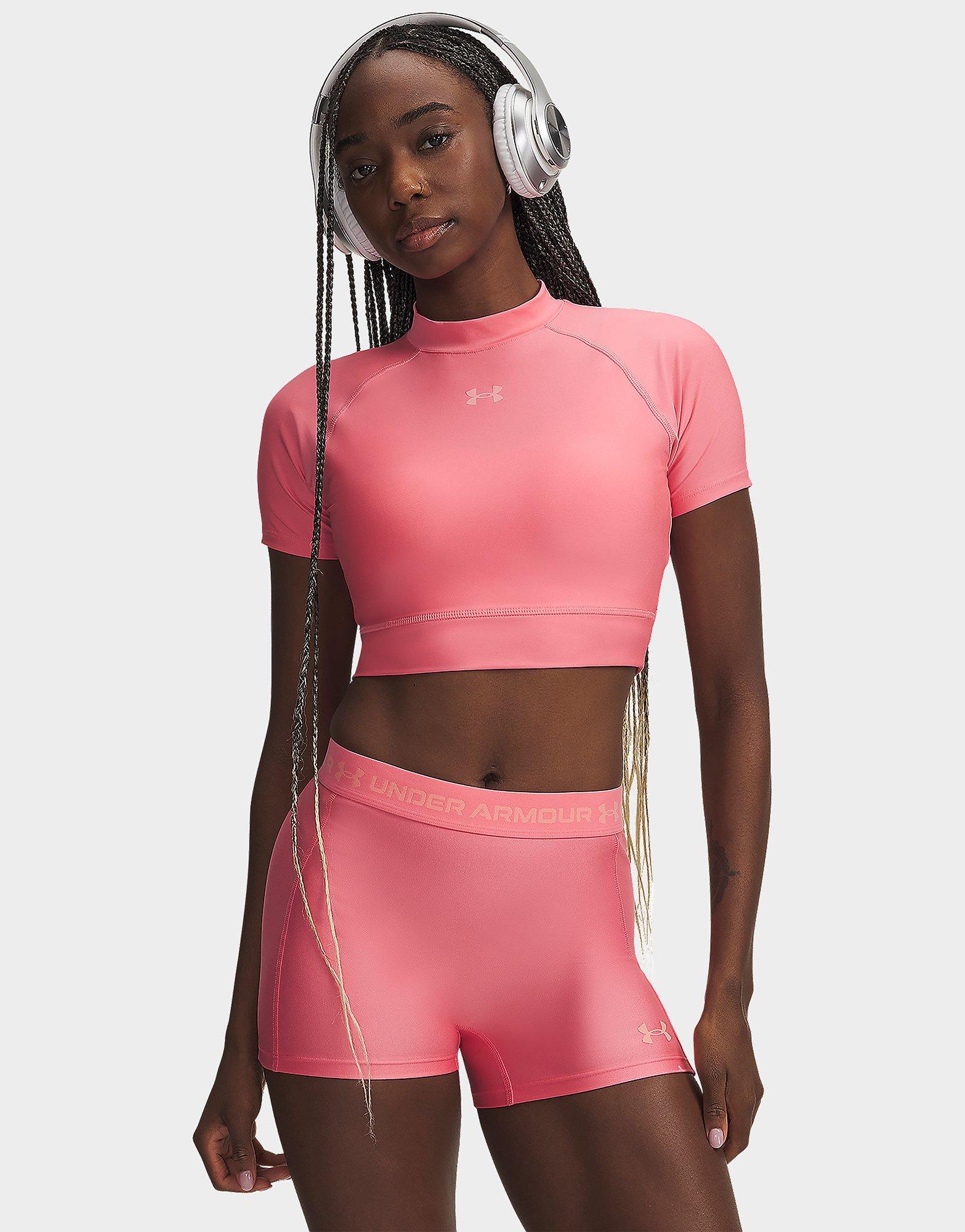 Under Armour Under Armour Short-Sleeves HeatGear Crop Mock SS