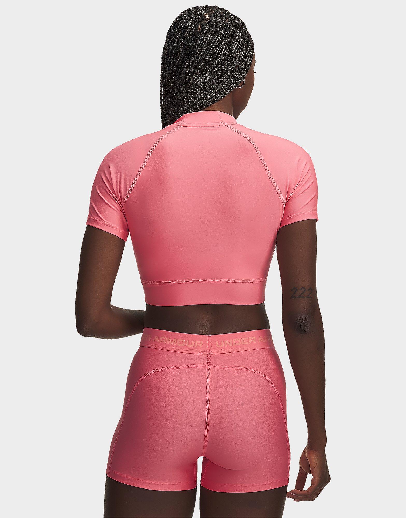 Under Armour Under Armour Short-Sleeves HeatGear Crop Mock SS
