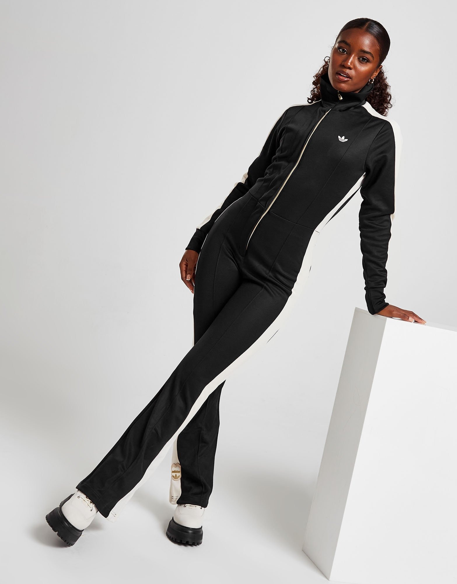 Acheter Noir adidas Originals Ski Chic Jumpsuit