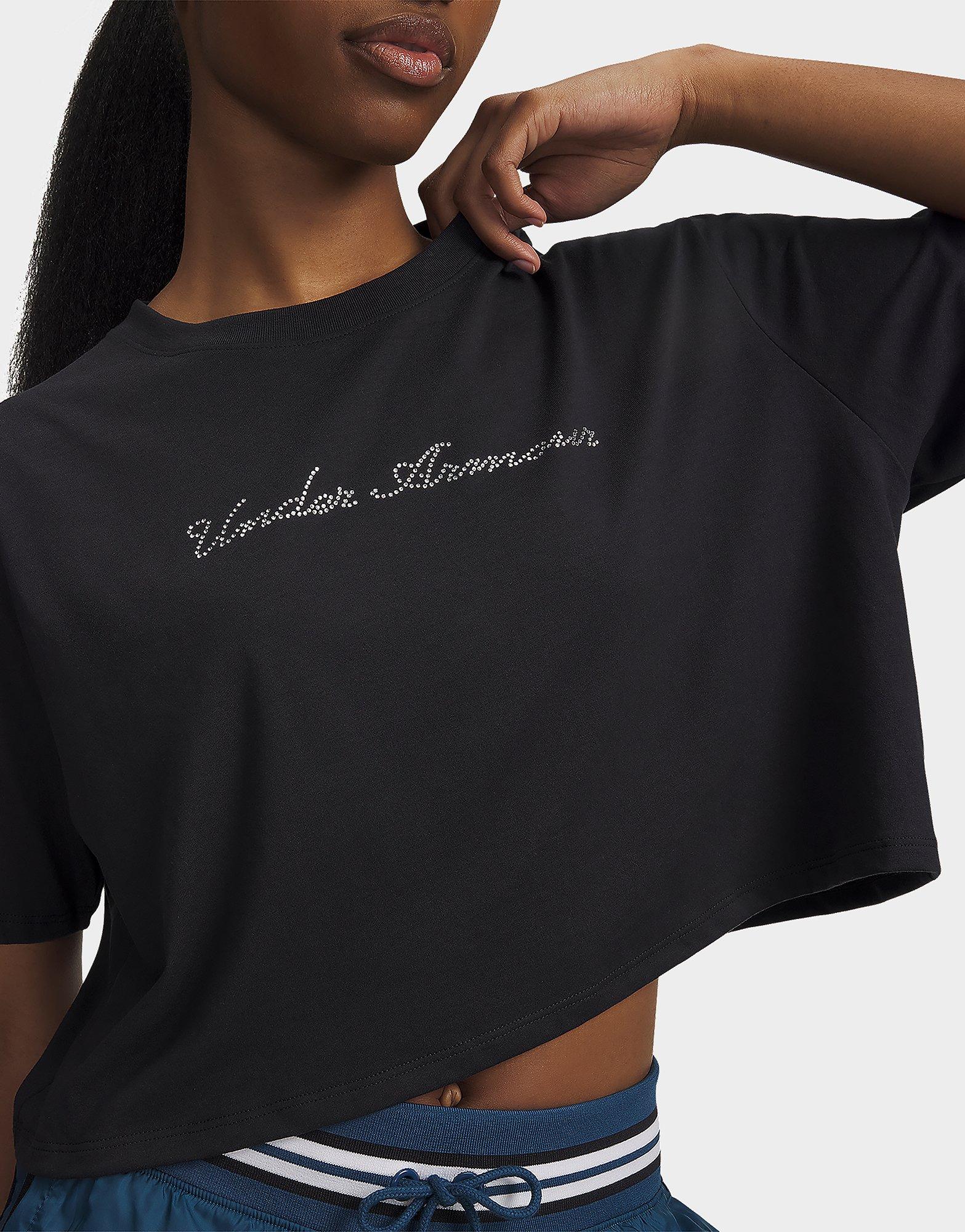 Under Armour Wordmark Crop T-Shirt