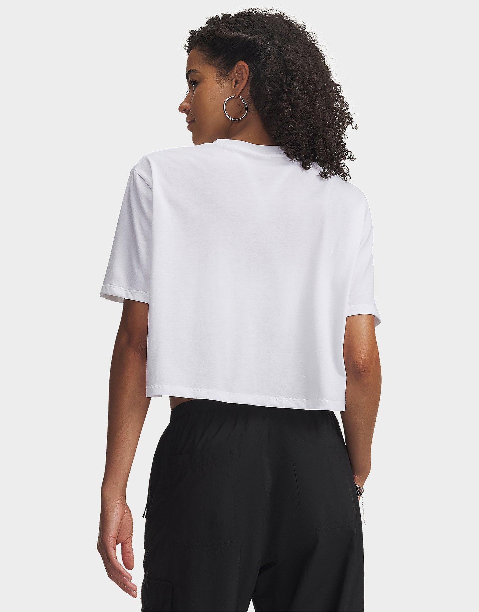 Under Armour Wordmark Crop T-Shirt