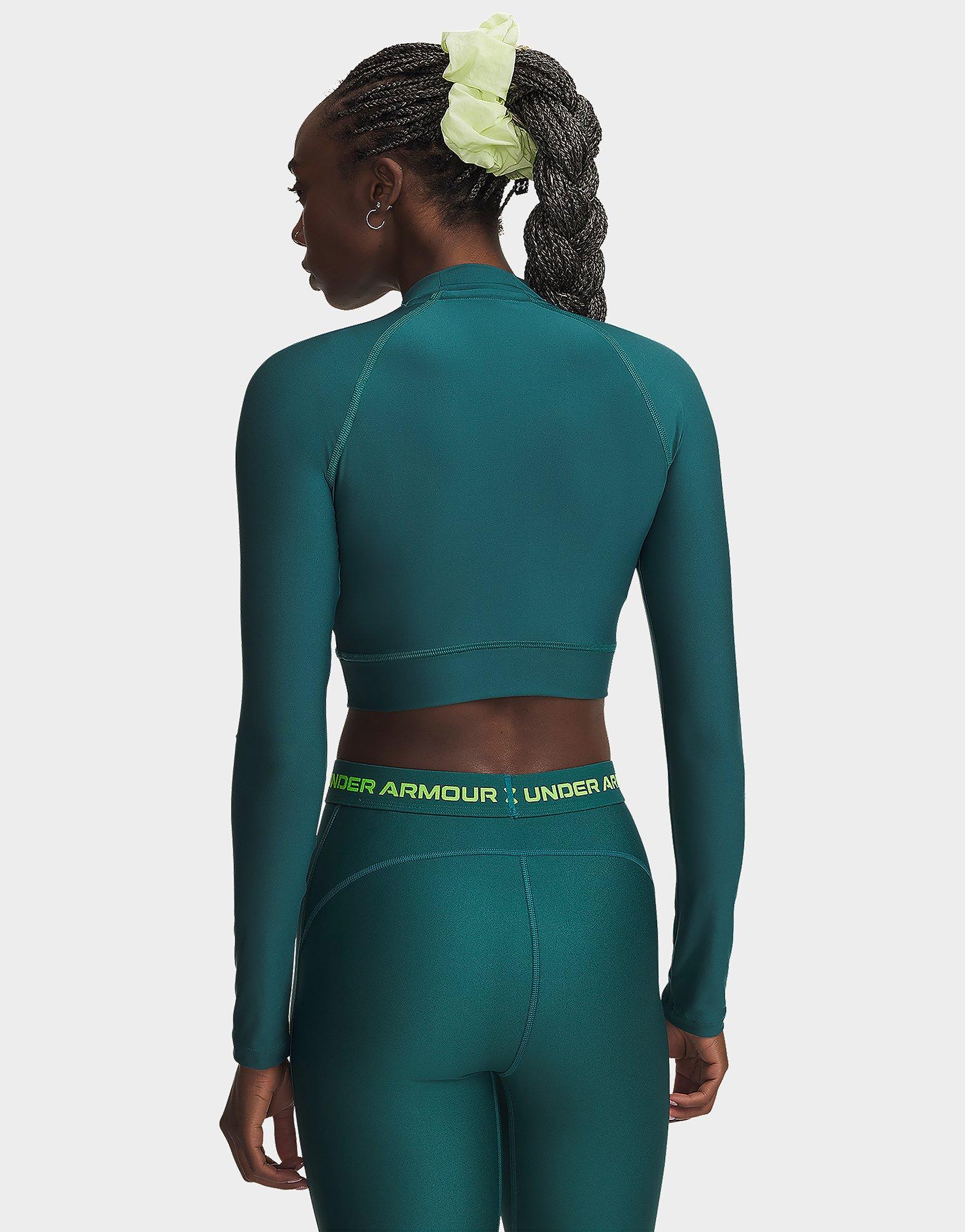 Under Armour HeatGear Crop Mock Long Sleeve