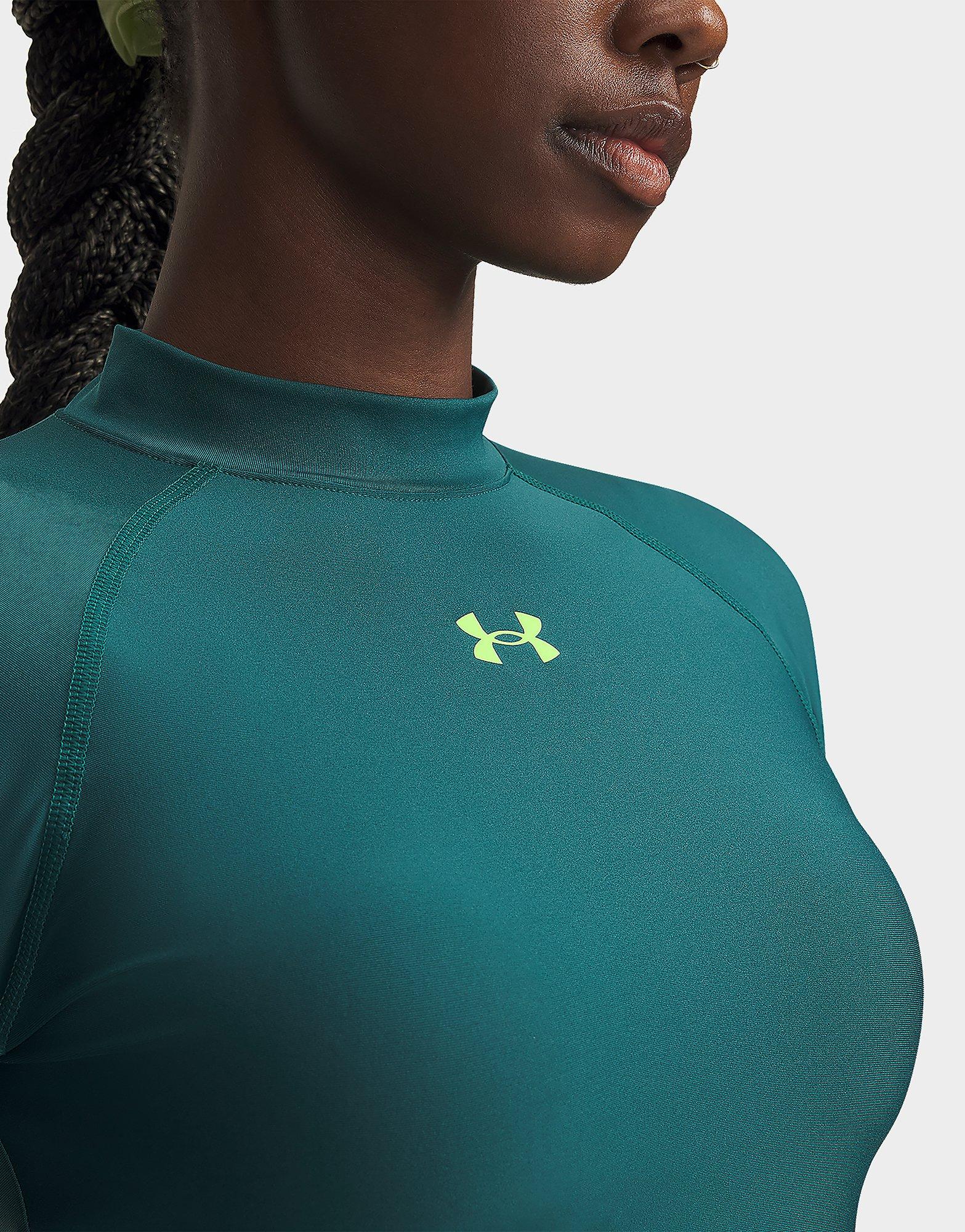 Under Armour HeatGear Crop Mock Long Sleeve