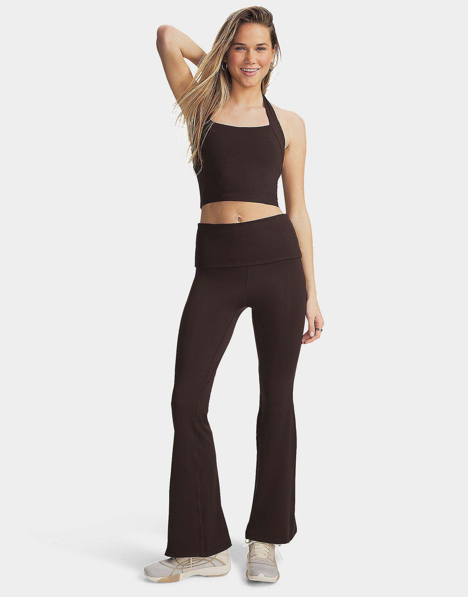 Under Armour Meridian Foldover Rib Flare Leggings