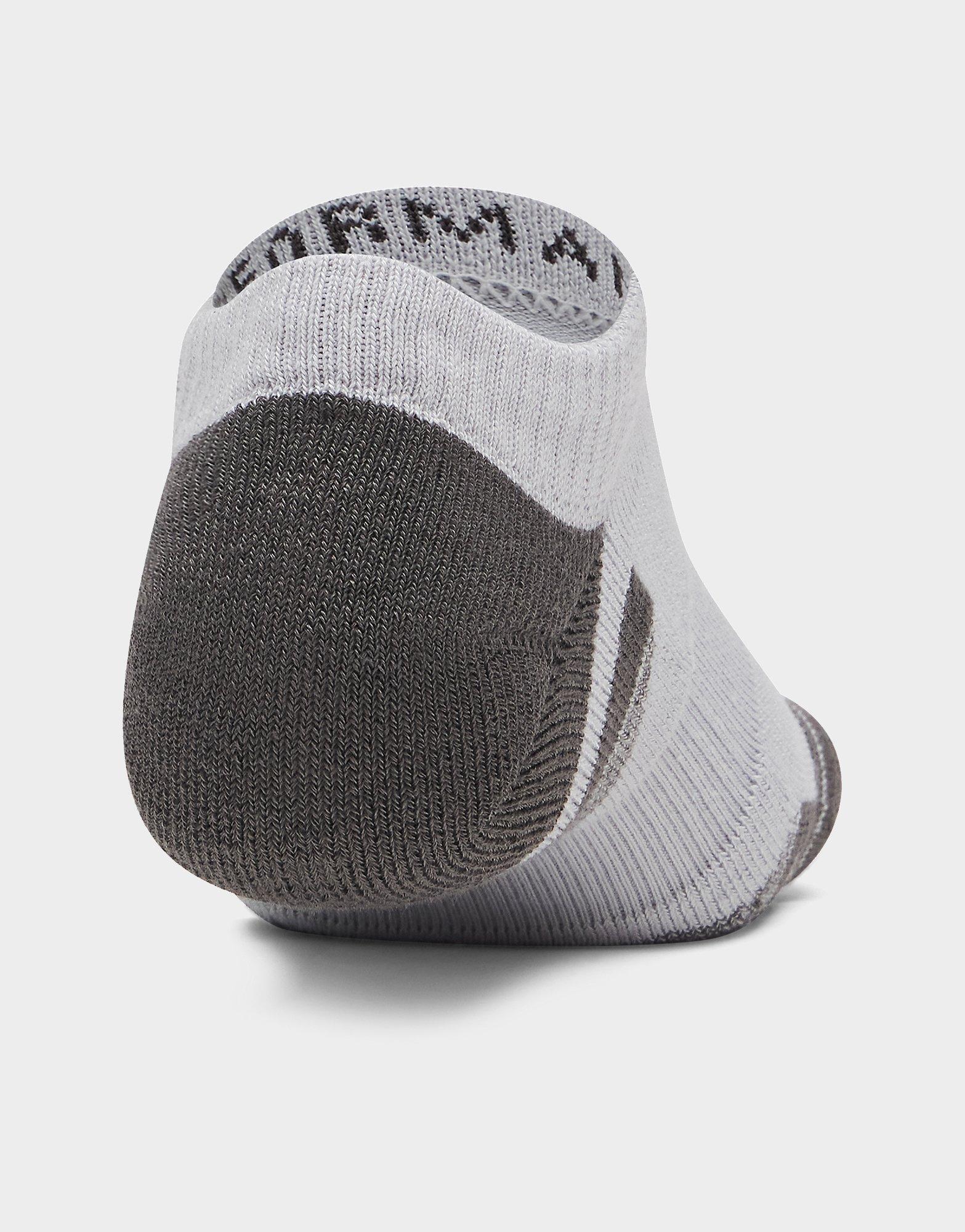 Under Armour Lot de 3 paires de chaussettes invisibles Performance Tech