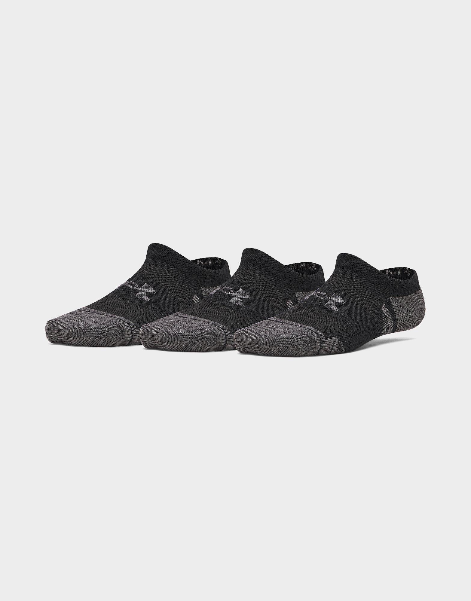 Under Armour Performance Tech Kids' 3-Pack No Show Socks