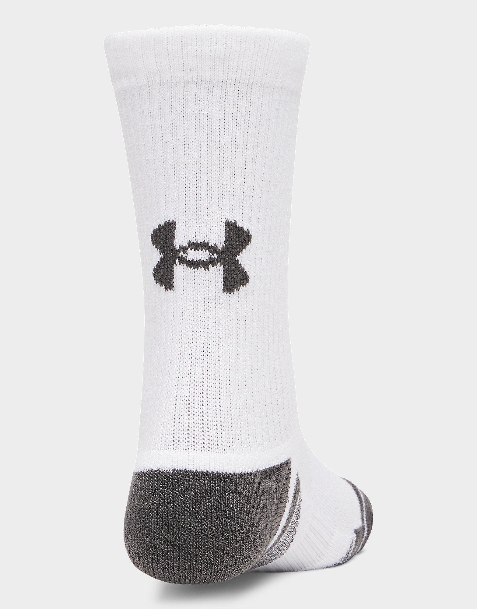 Under Armour Lot de 3 paires de chaussettes mi-hautes Performance Tech pour enfant