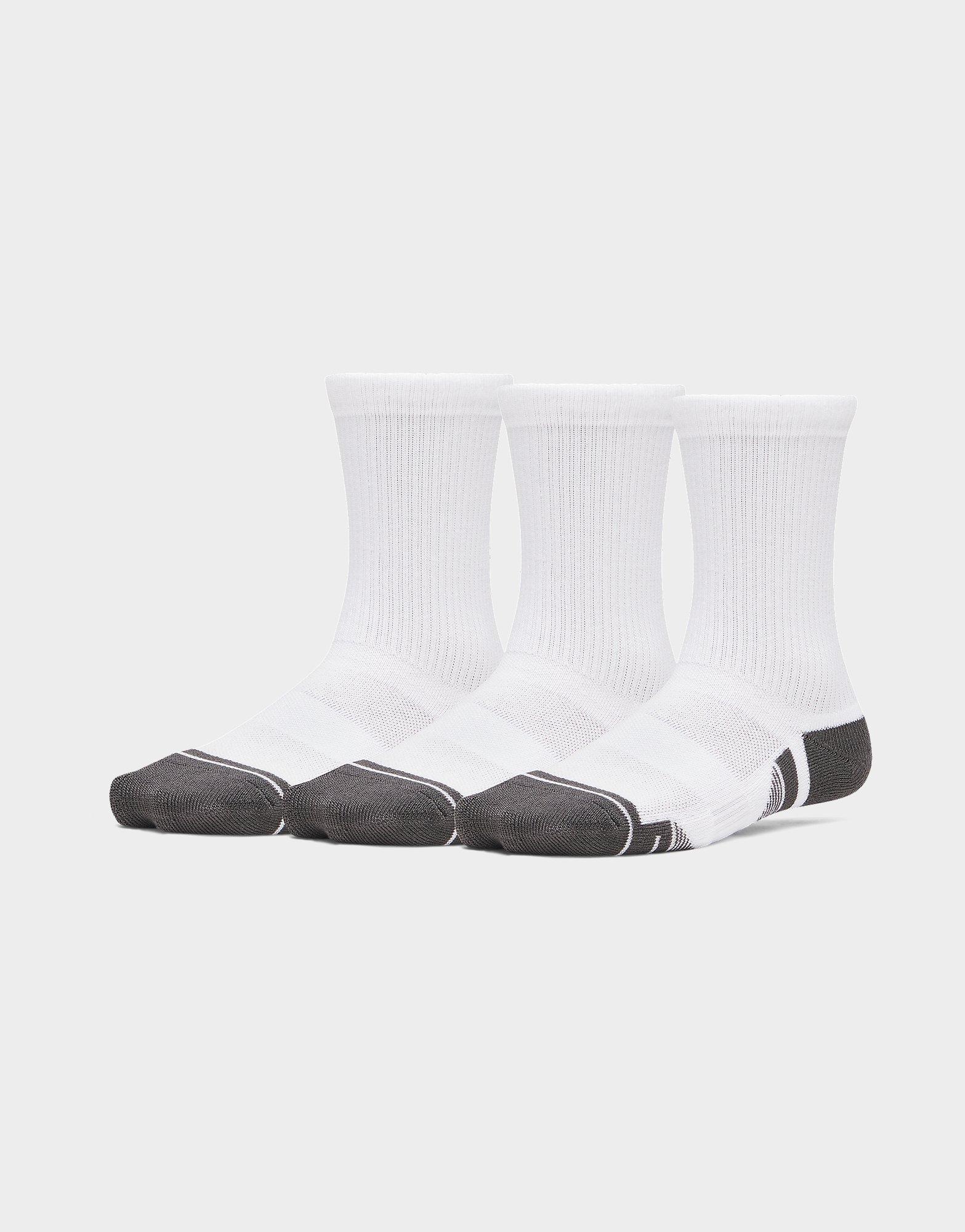 Under Armour Lot de 3 paires de chaussettes mi-hautes Performance Tech pour enfant
