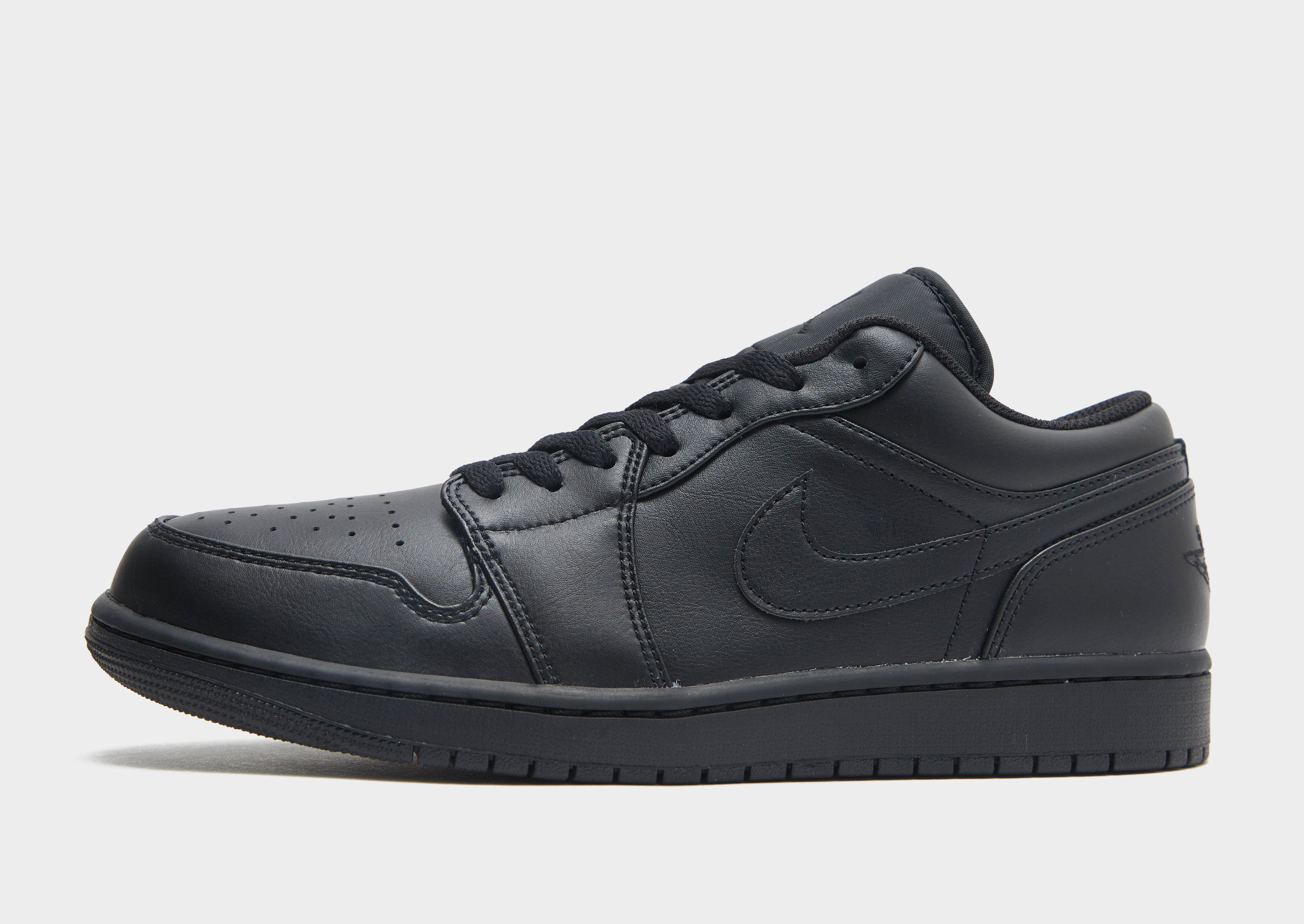 Black Jordan Air 1 Low - JD Sports Global