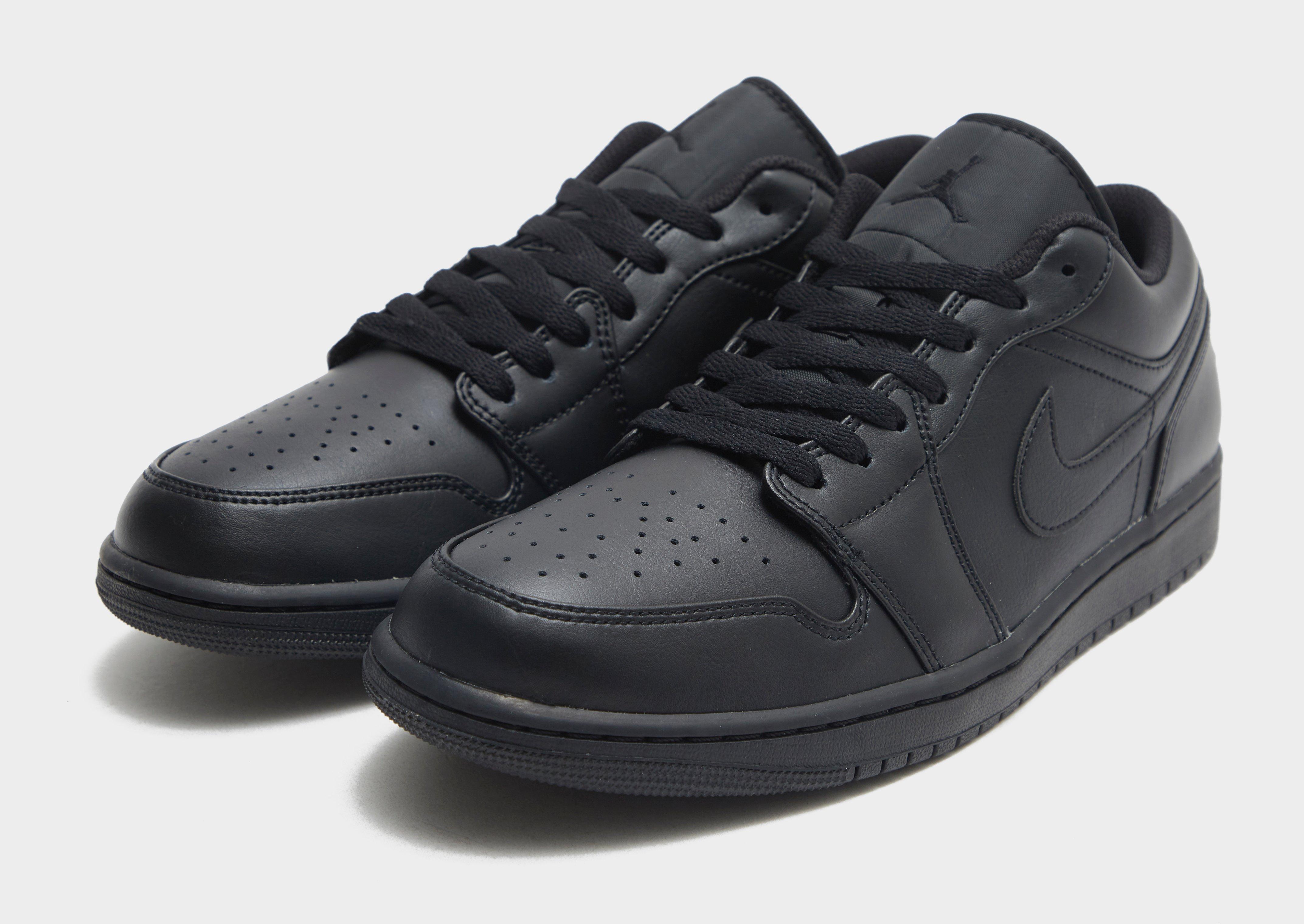 Black Jordan Air 1 Low - JD Sports Global